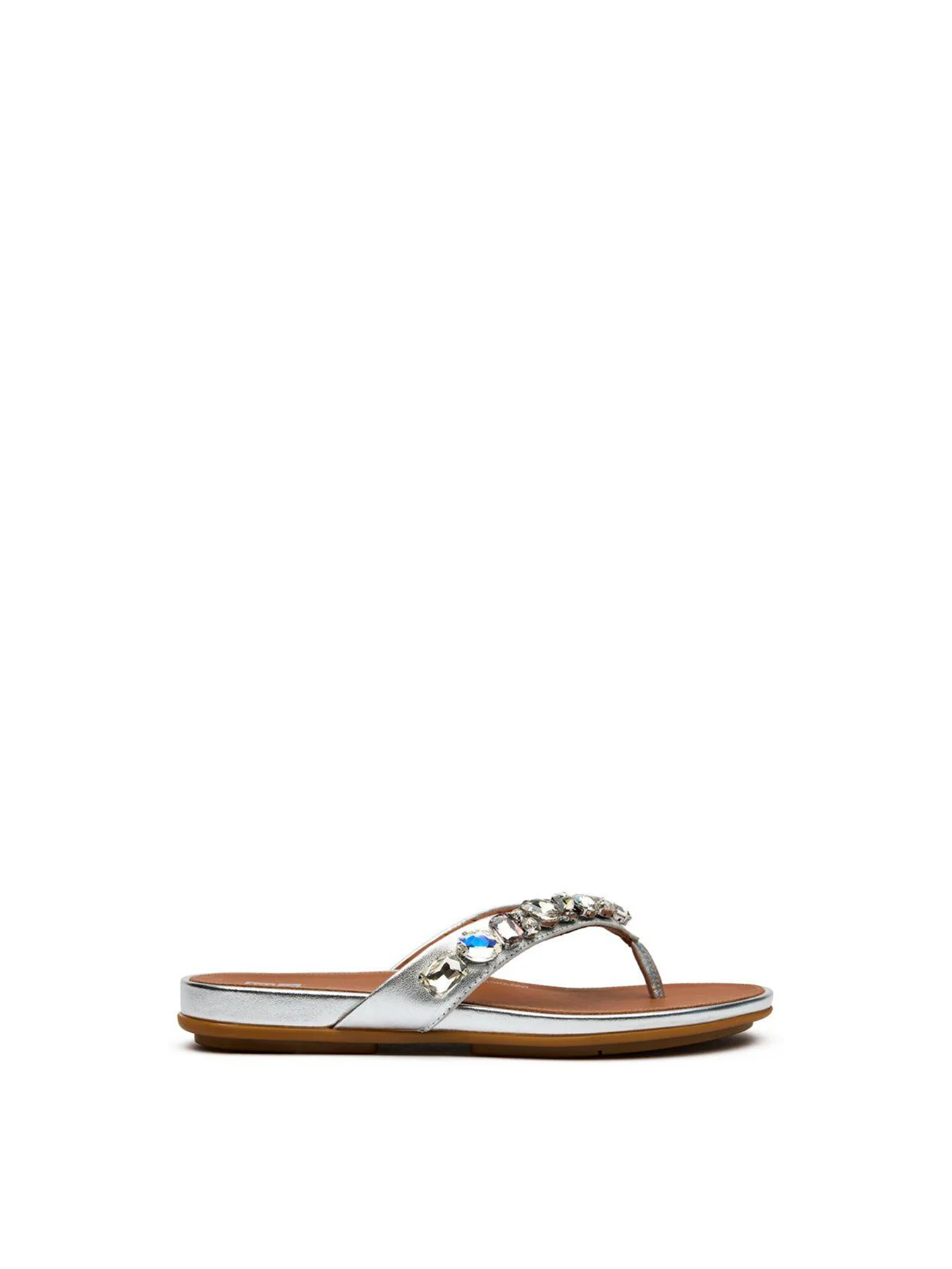 Gracie Jewel Deluxe Sandals Silver