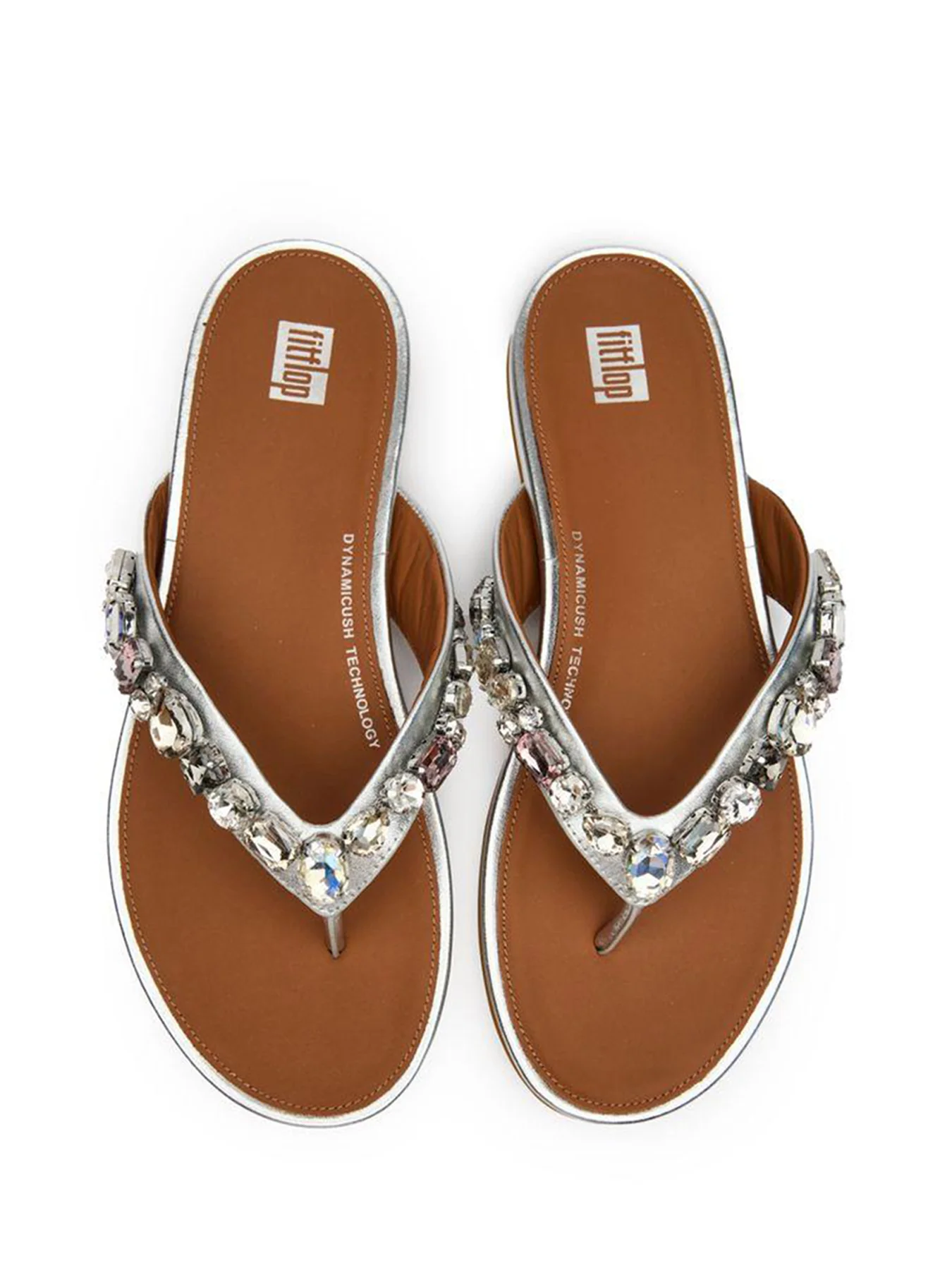 Gracie Jewel Deluxe Sandals Silver - Image 2