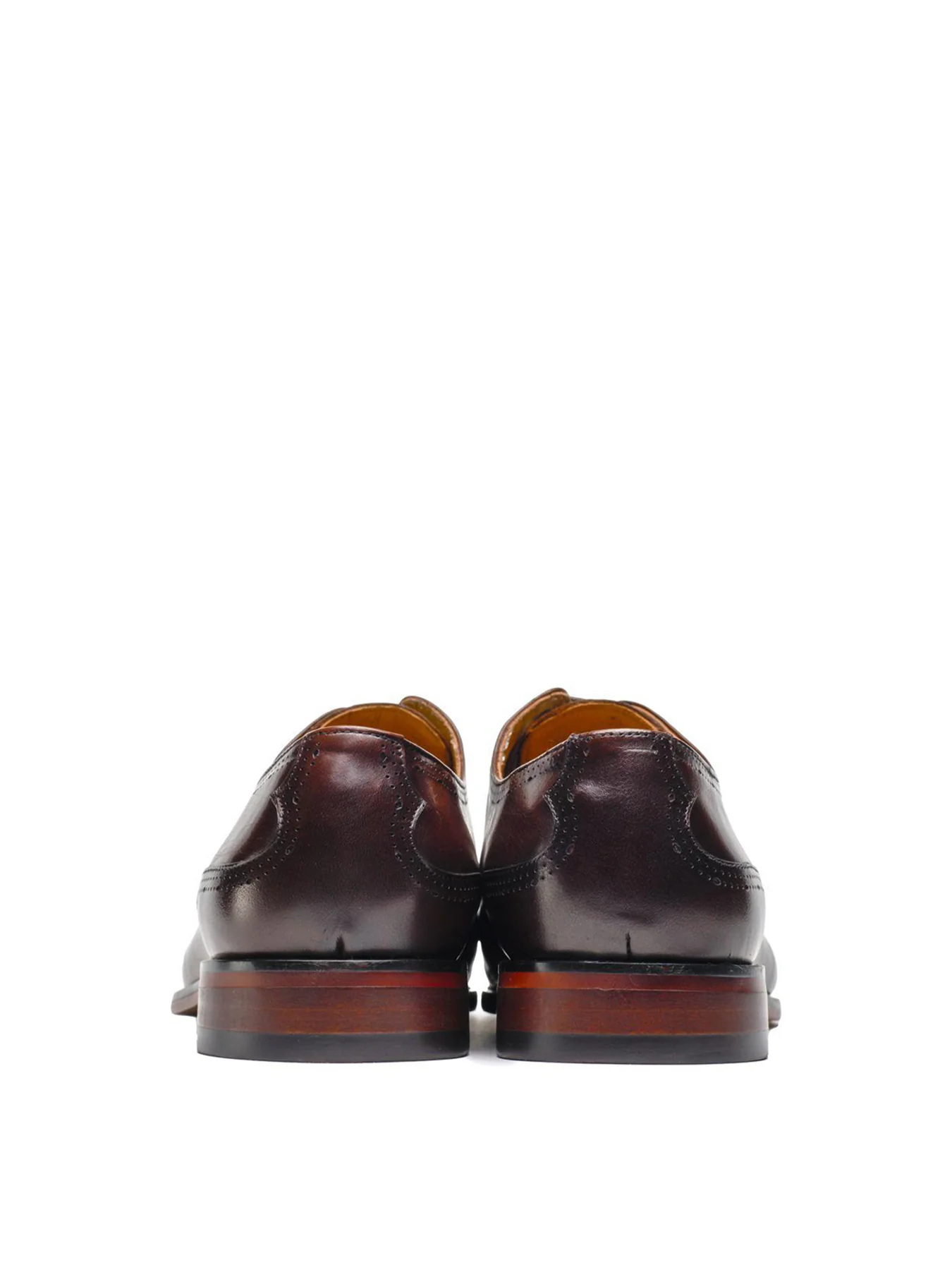 Warren Leather Derby Shoes Brown - Image 4