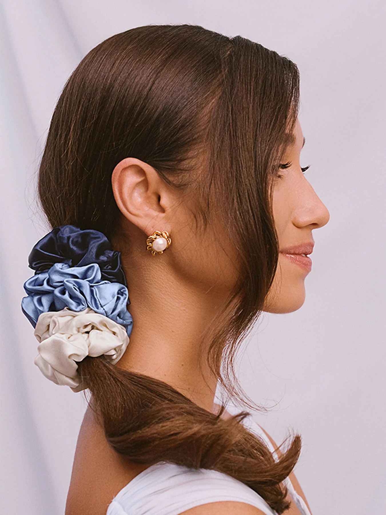 Pure Silk Large Scrunchies - Image 3
