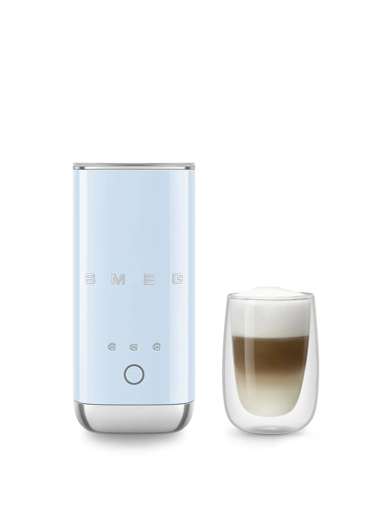 Mini Milk Frother in Pastel Blue - Image 2