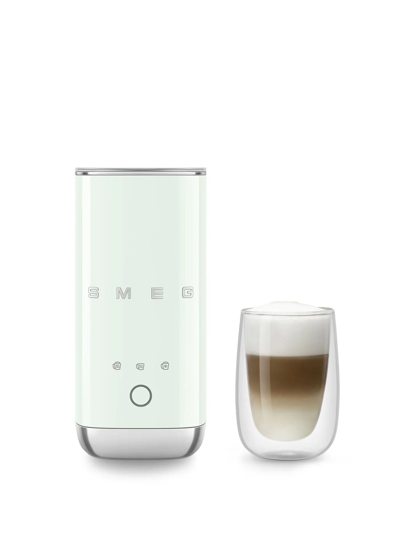 Mini Milk Frother in Pastel Green - Image 2