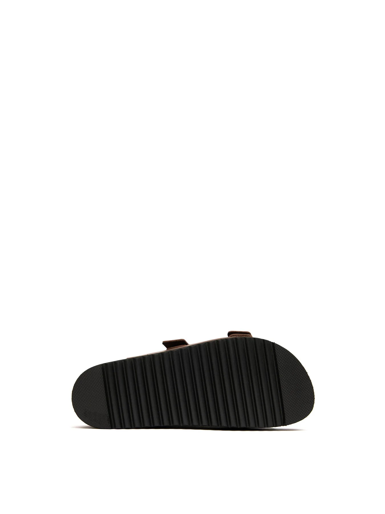 Plum Footbed Sandals Brown - Image 4