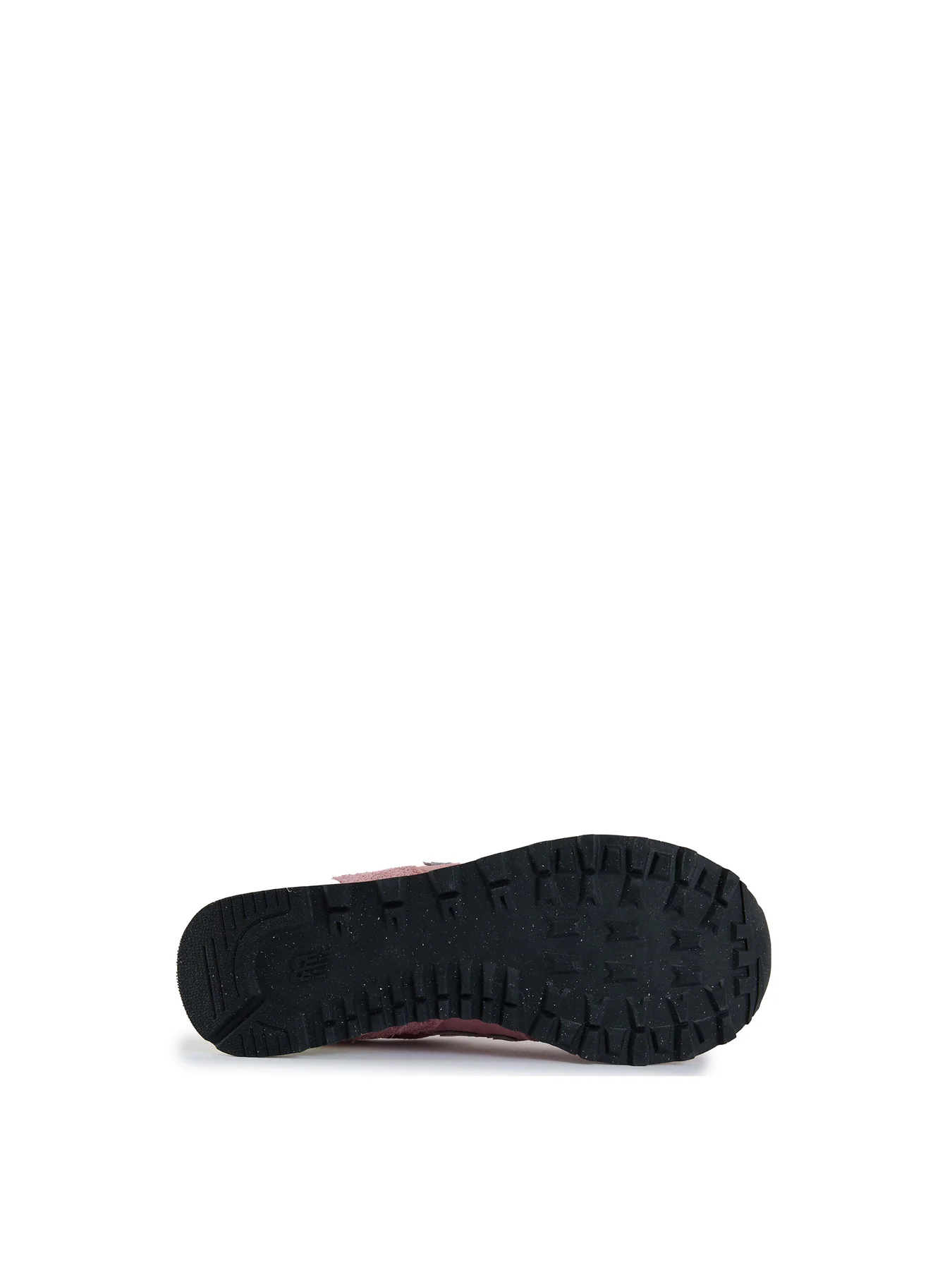 Womens NEW BALANCE 574 Suede Trainers Pink - Image 4