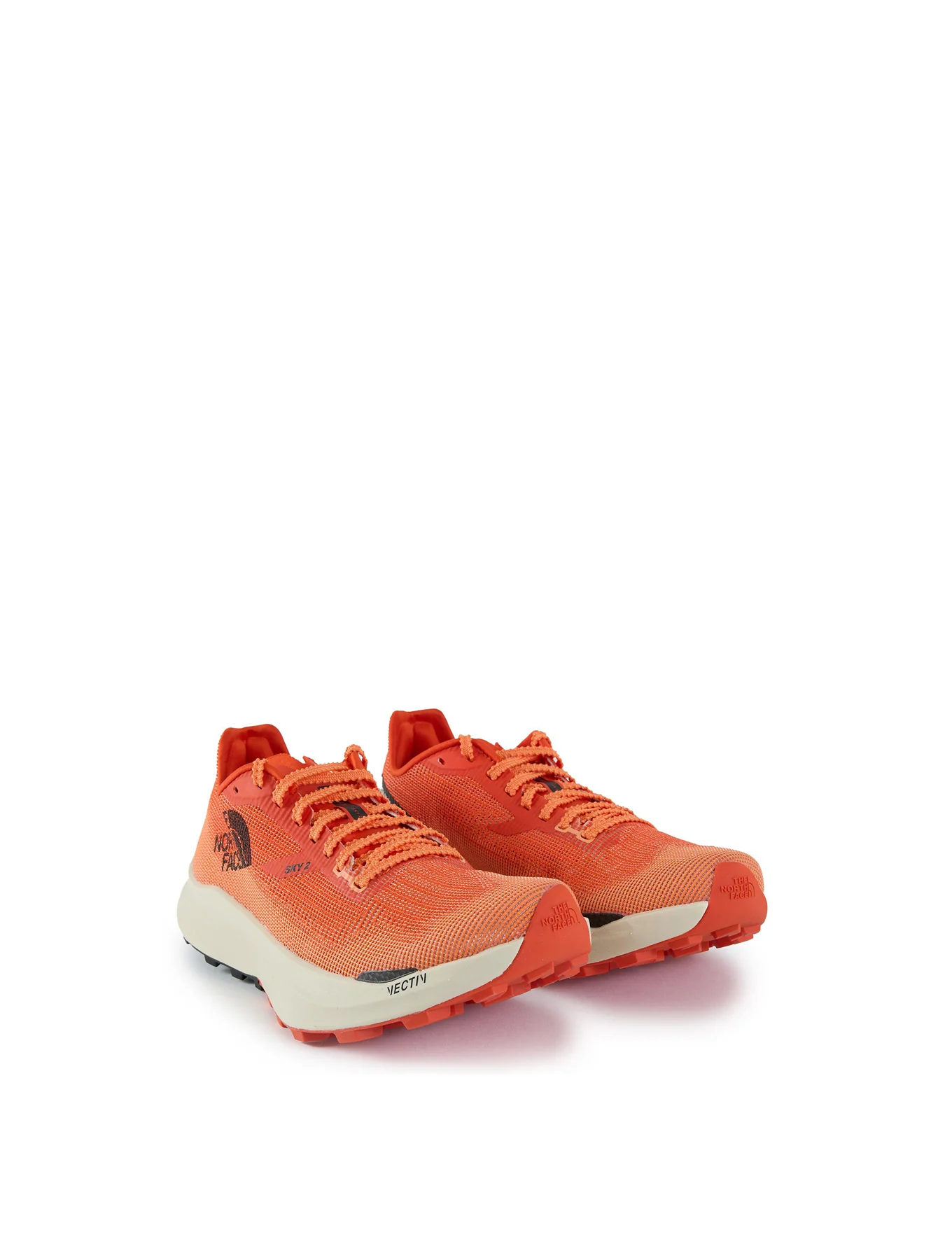 Mens THE NORTH FACE Summit Vectiv Sky 2 Nylon Trainers Red - Image 2
