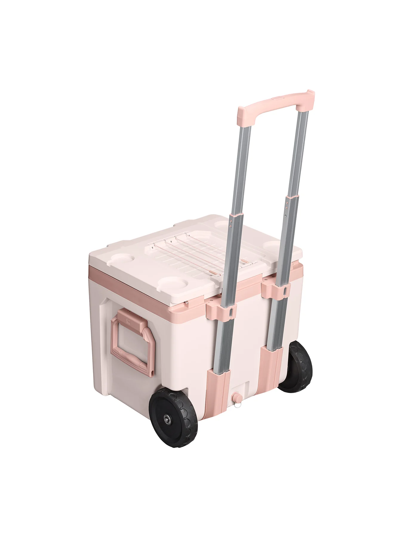 Cold For Days Wheeled Outdoor Cooler 47L Pink - Image 2