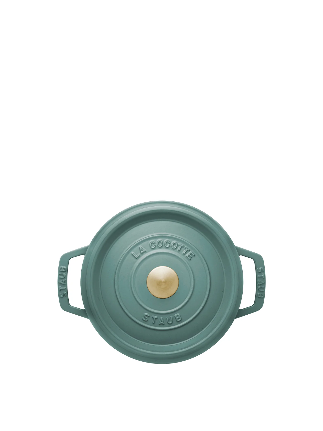 Round Cast Iron Cocotte Eucalyptus 20cm - Image 4