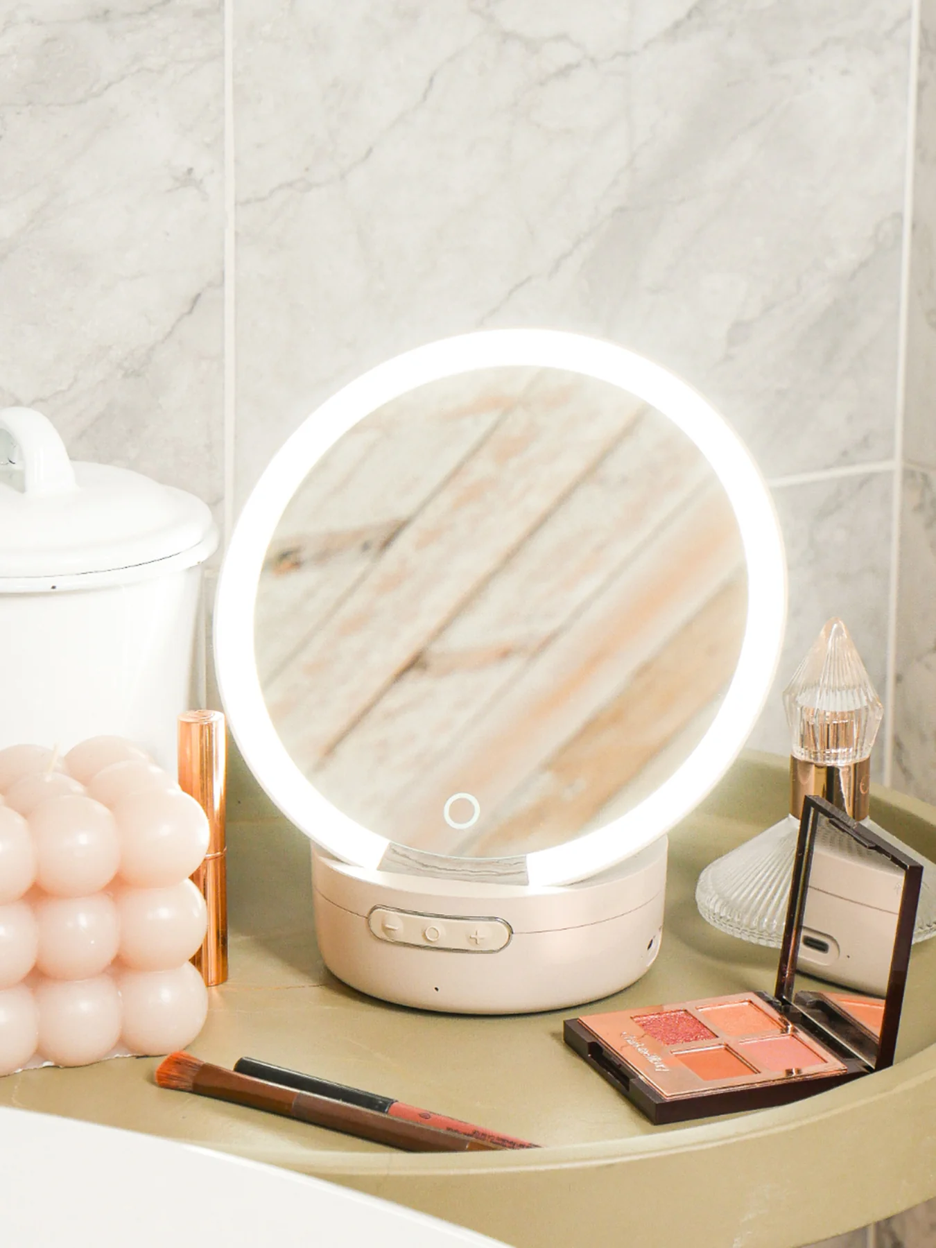 Glow Mini Bluetooth Speaker Makeup Mirror - Image 2