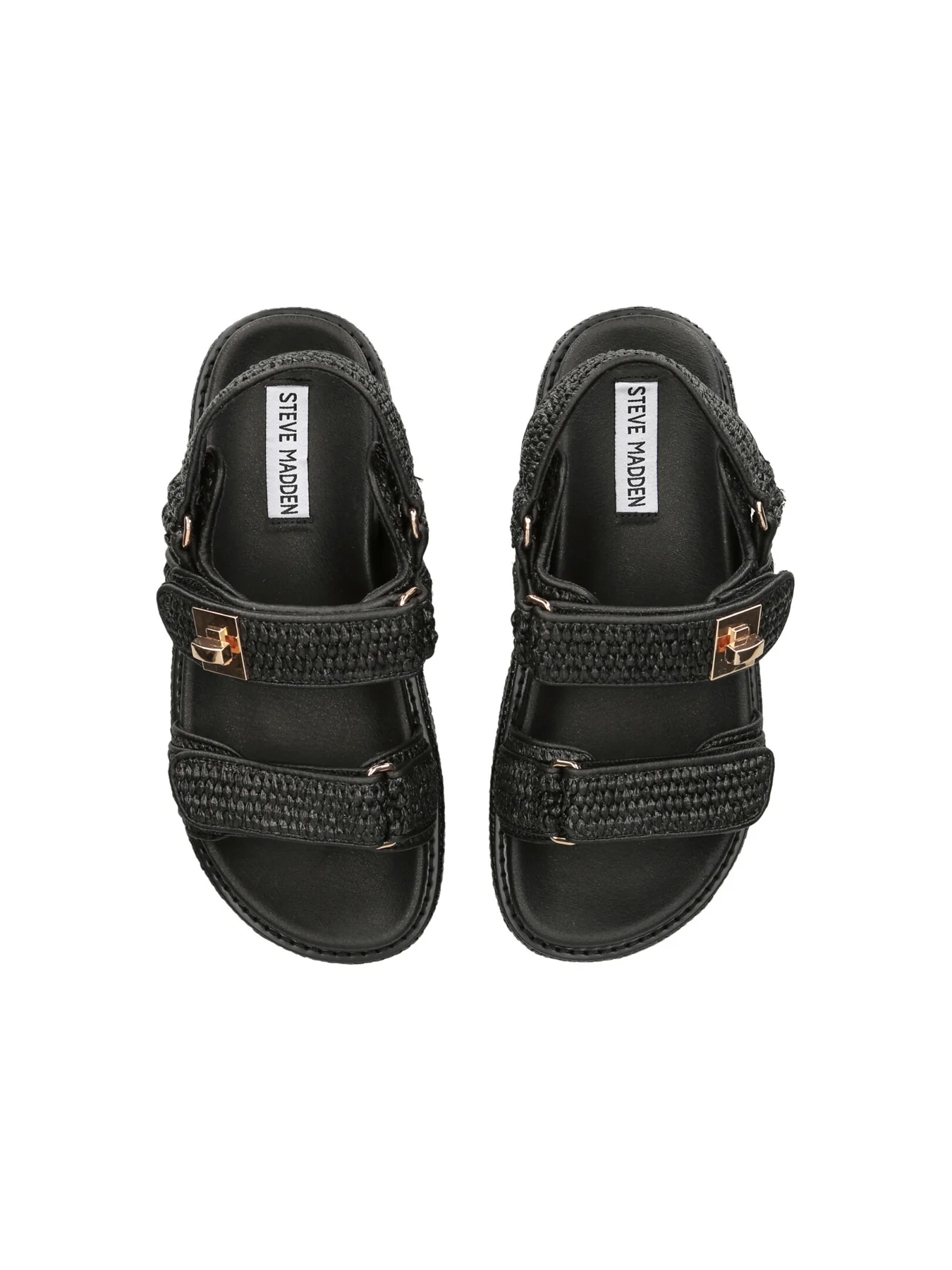Big Mona Raffia Sandals Natural - Image 2