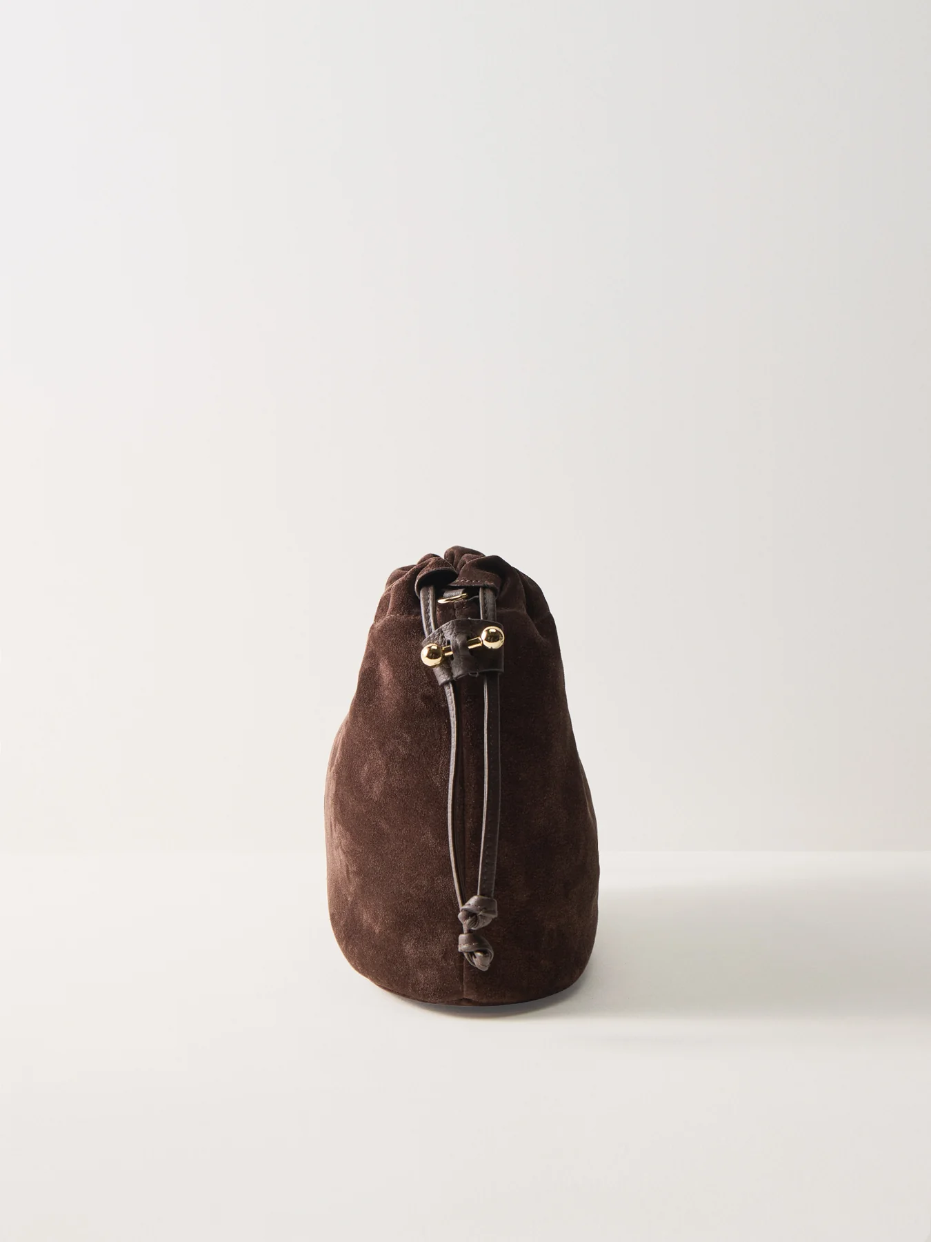 Charlotte Midi Suede Bag Chocolate - Image 4