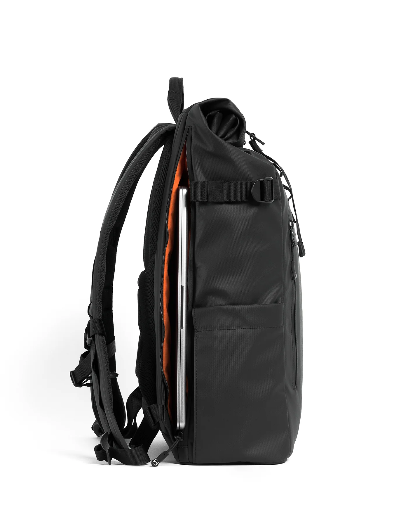 The Roll Top Backpack 20L Black - Image 3