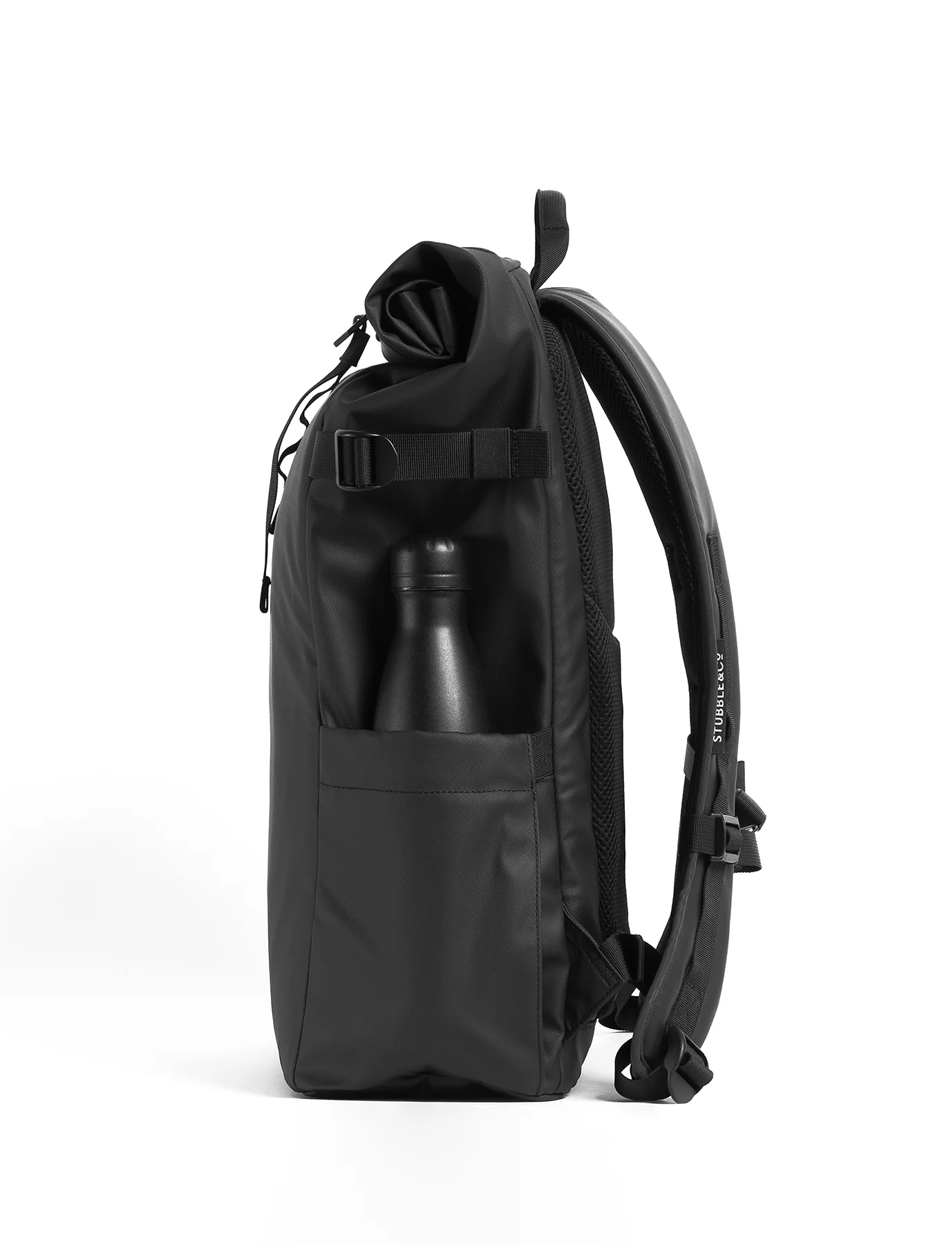 The Roll Top Backpack 20L Black - Image 5
