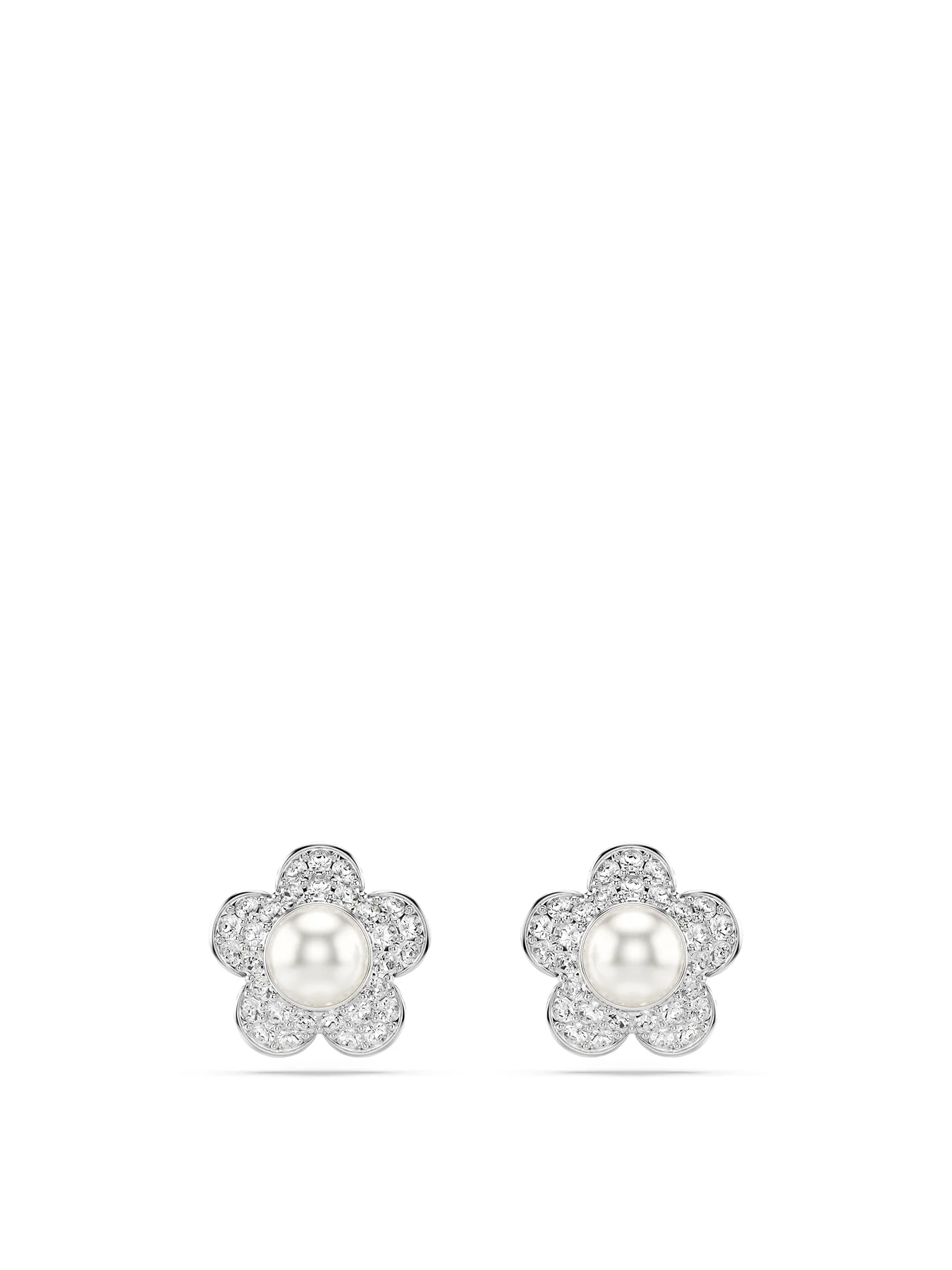 Hyperbola Stud Earrings Silver