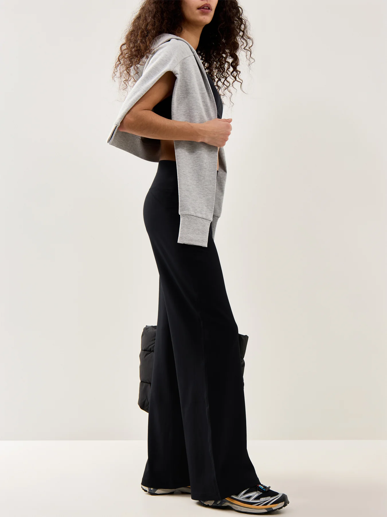 All Day 32 Wide Leg Trouser Black - Image 2