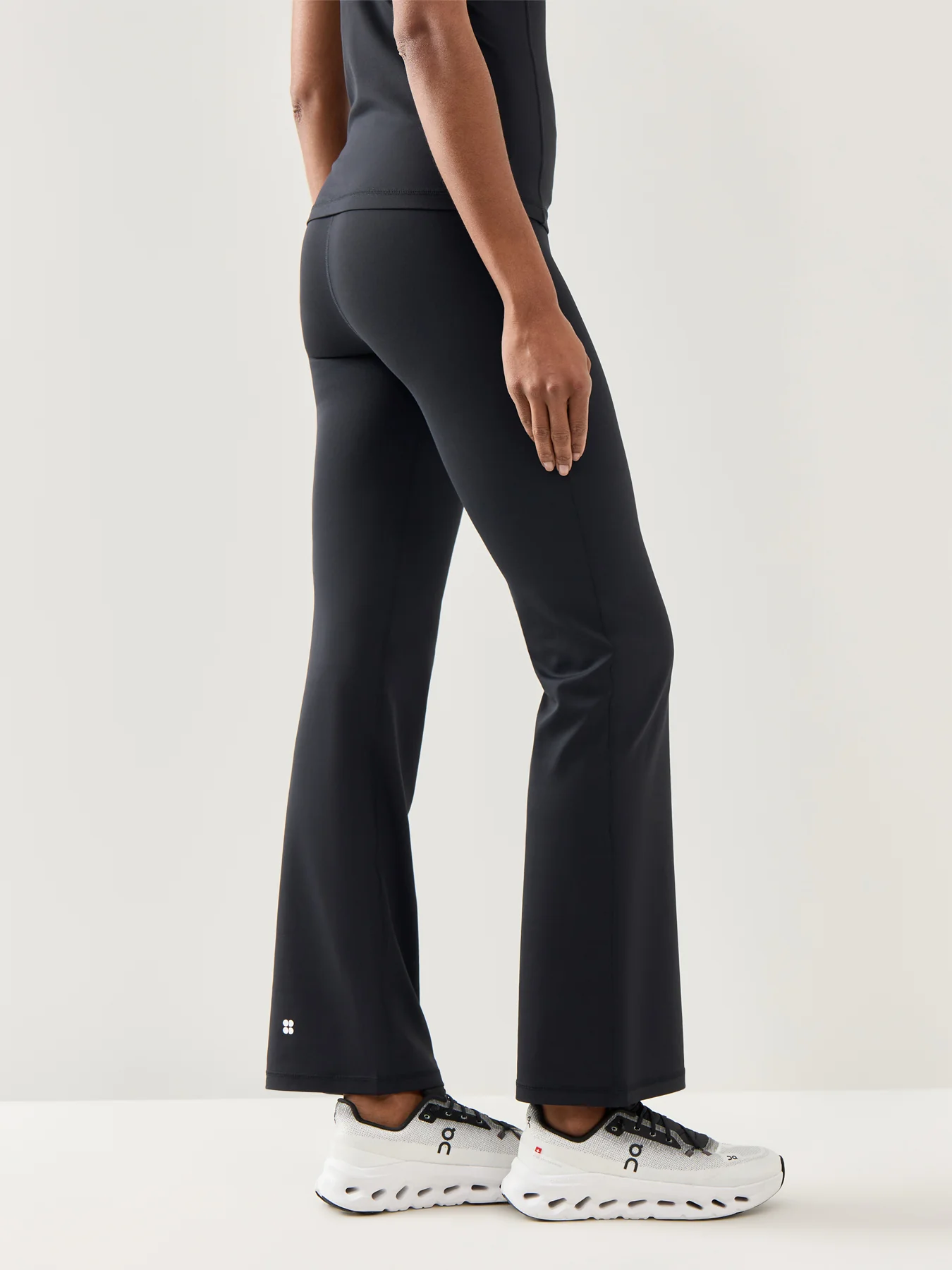 All Day Active Foldover Waist Trouser Black - Image 5