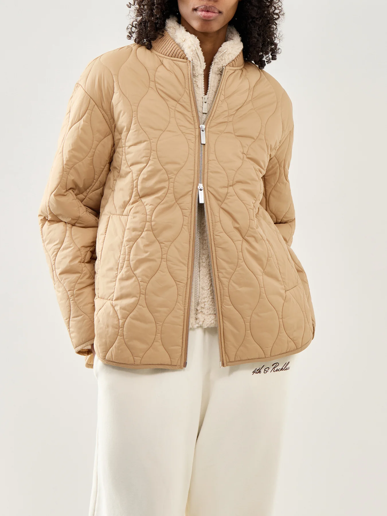 On The Move Jacket Golden Beige - Image 4