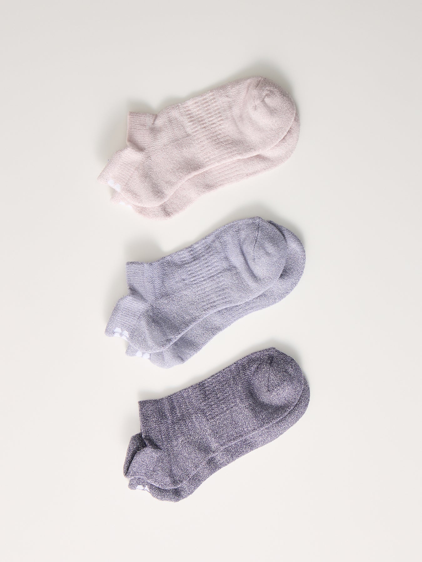 Workout Lurex Socks 3 Pack Multi - Image 3