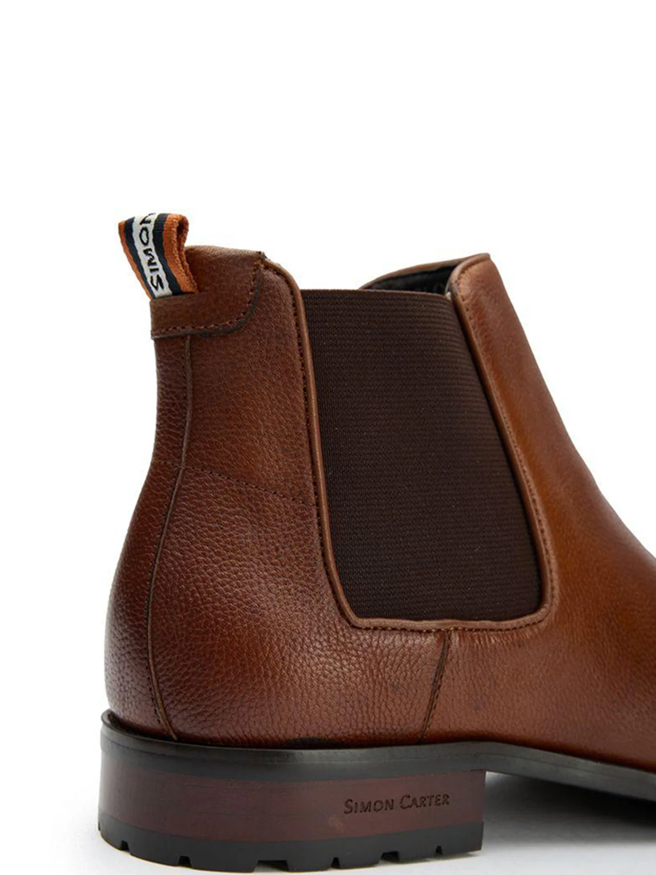 Clover Leather Chelsea Boots Tan - Image 4