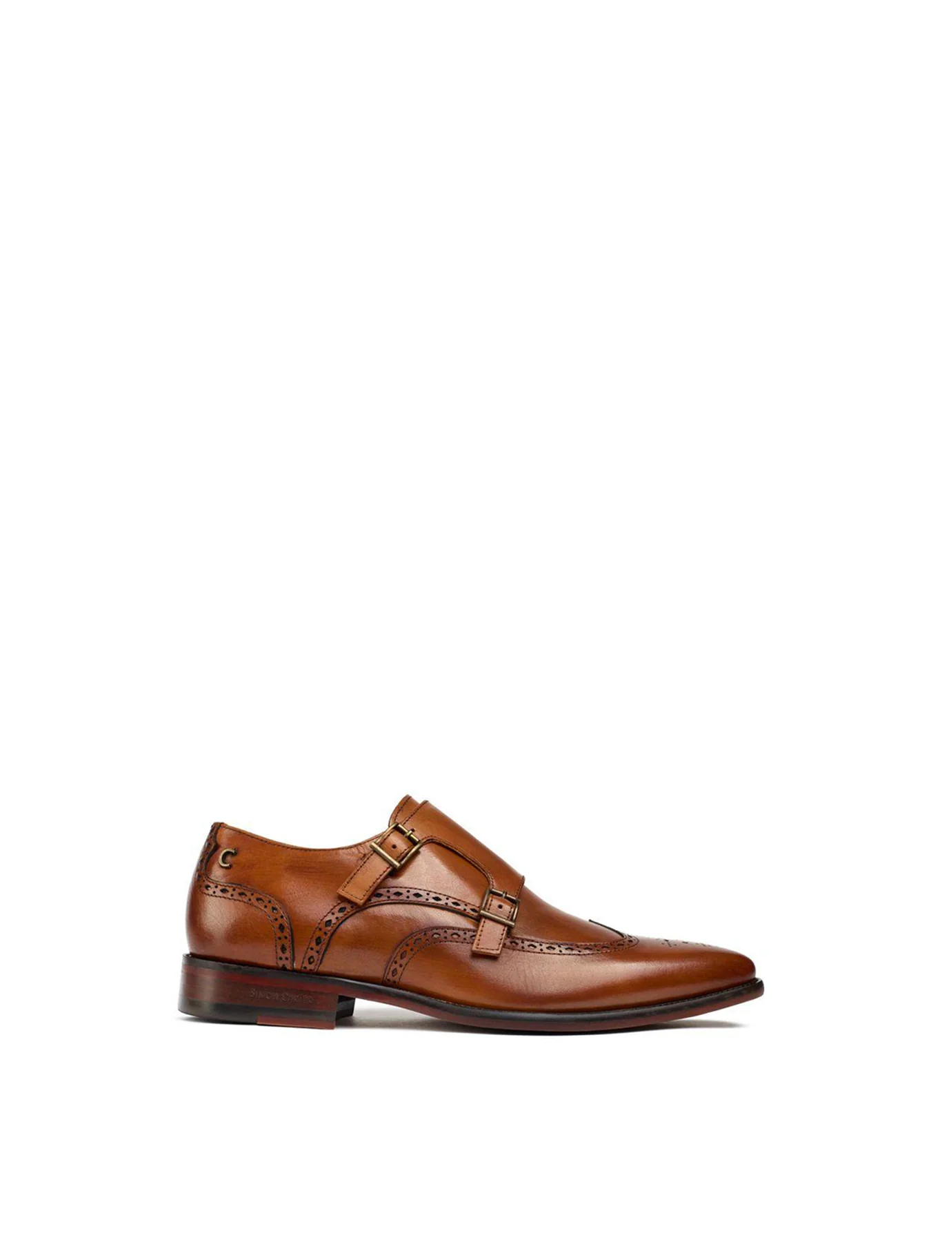 Meadow Monk Strap Shoes Brown