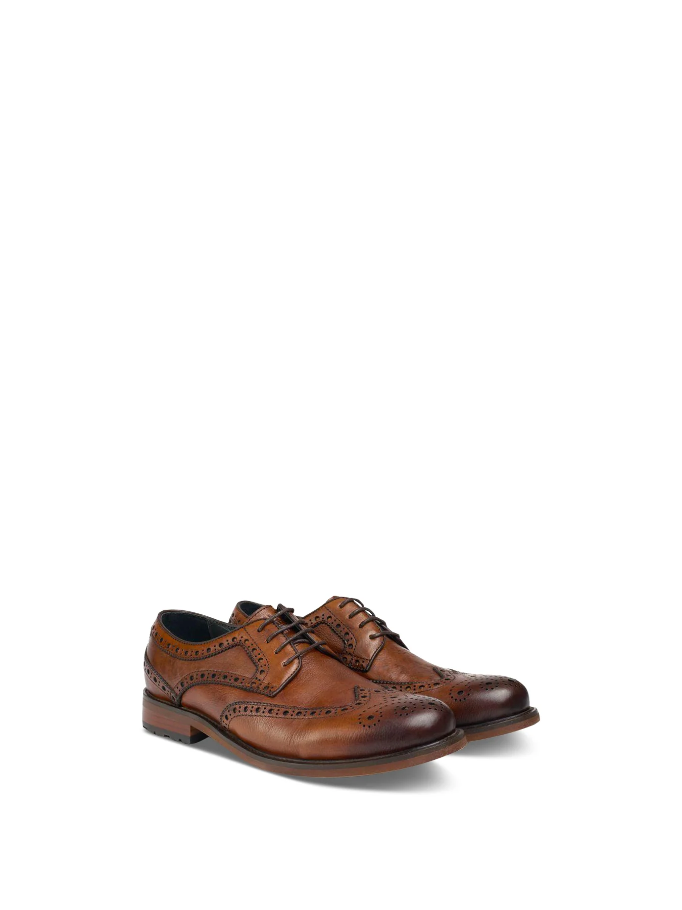 Caliper Brogue Shoes Tan - Image 3