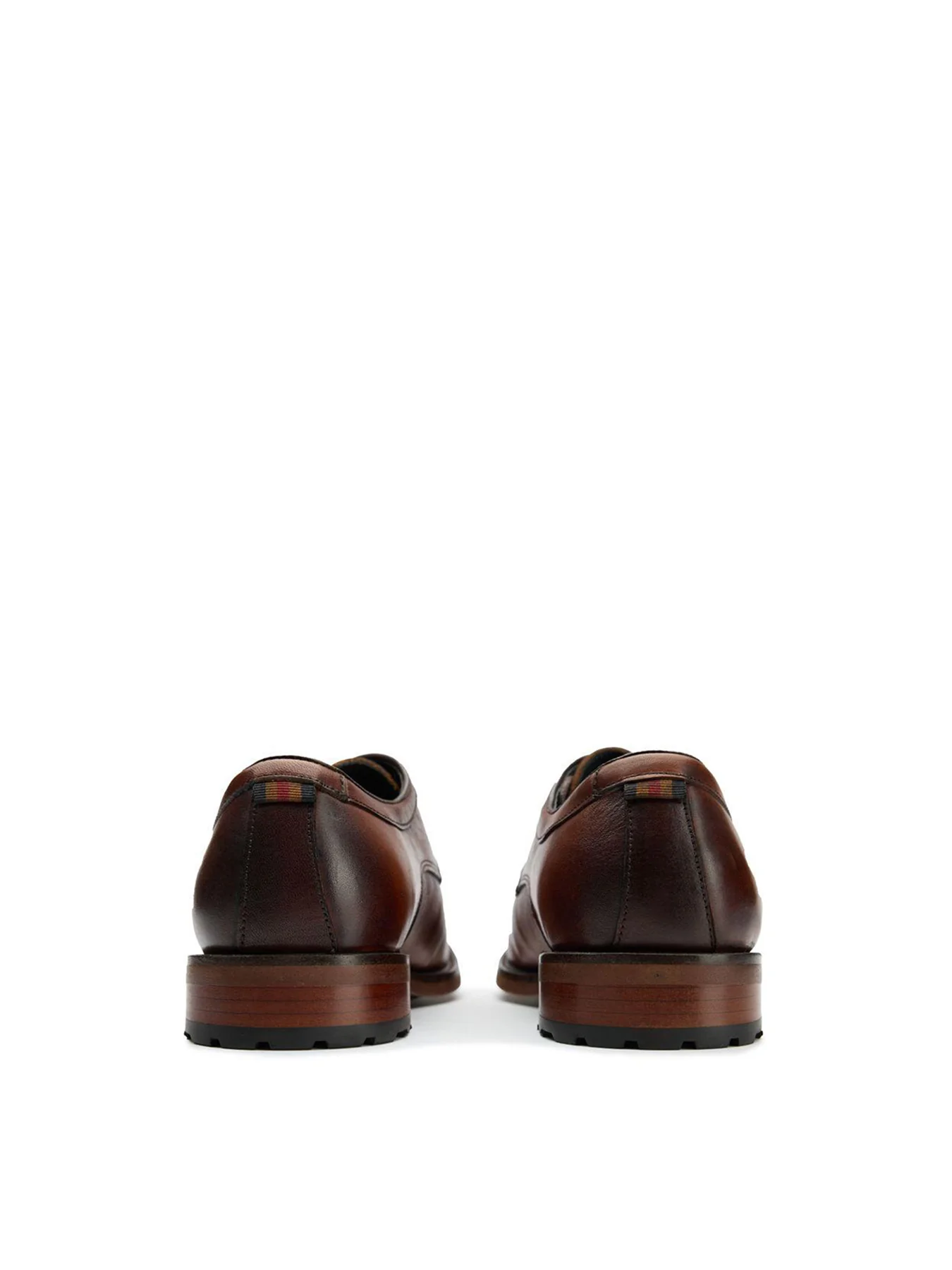 Level Leather Derby Shoes Tan - Image 4