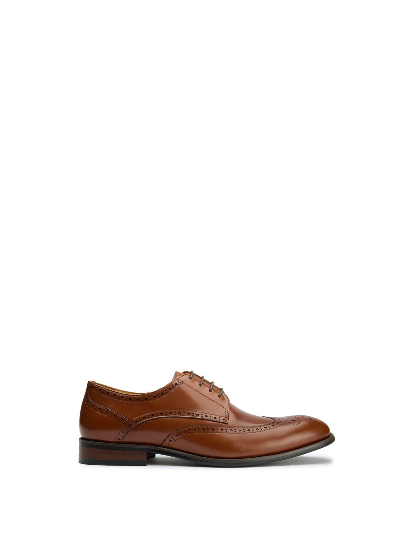 Hoggle Brogue Shoes Tan