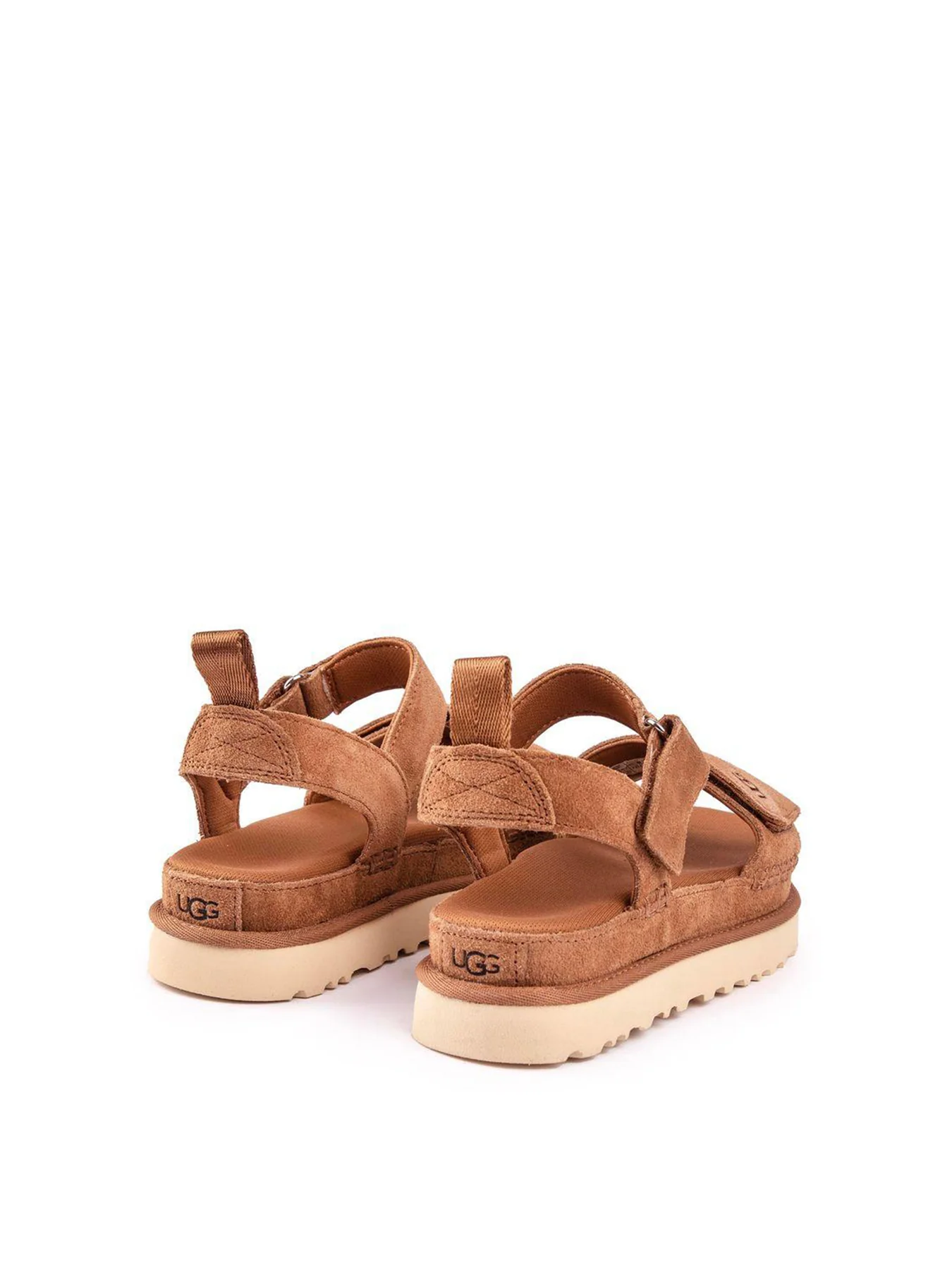 Womens Golden Star Suede Sandals - Image 3