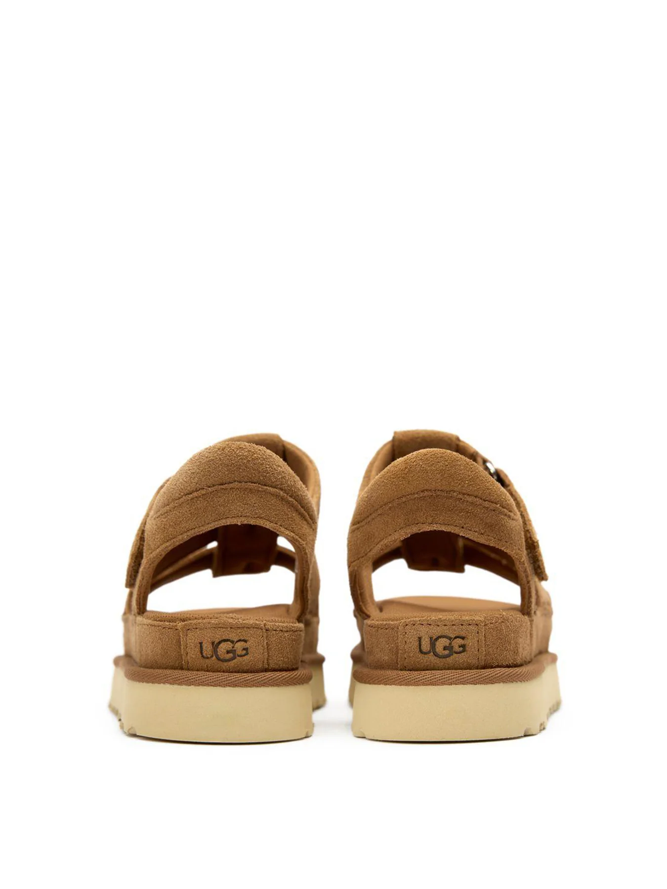 Womens Golden Star Strap Platform Sandals - Image 3