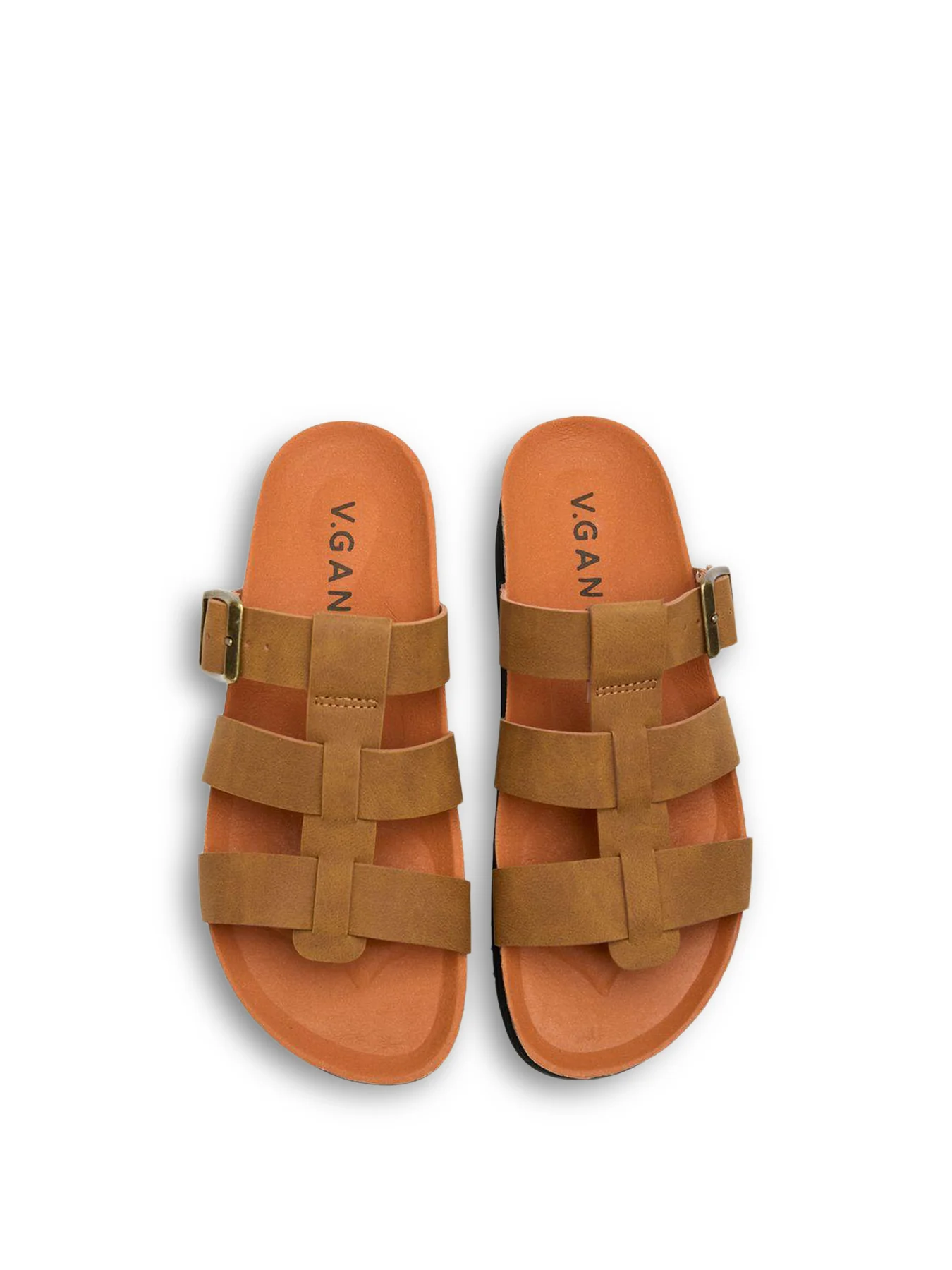 V.GAN Vegan Fig Slide Footbed Sandals - Image 3