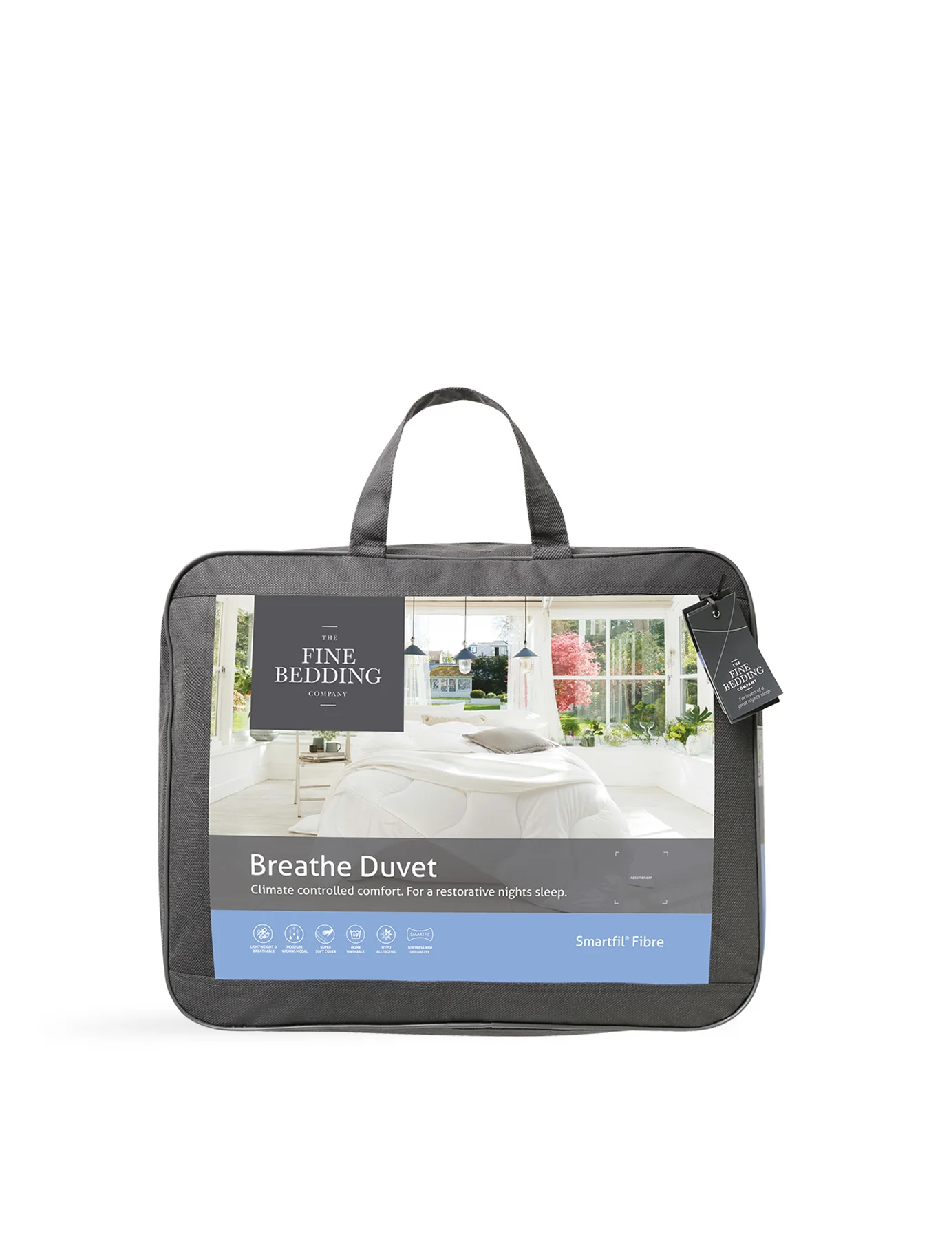 Breathe Thermal Duvet 13.5 Tog White Single
