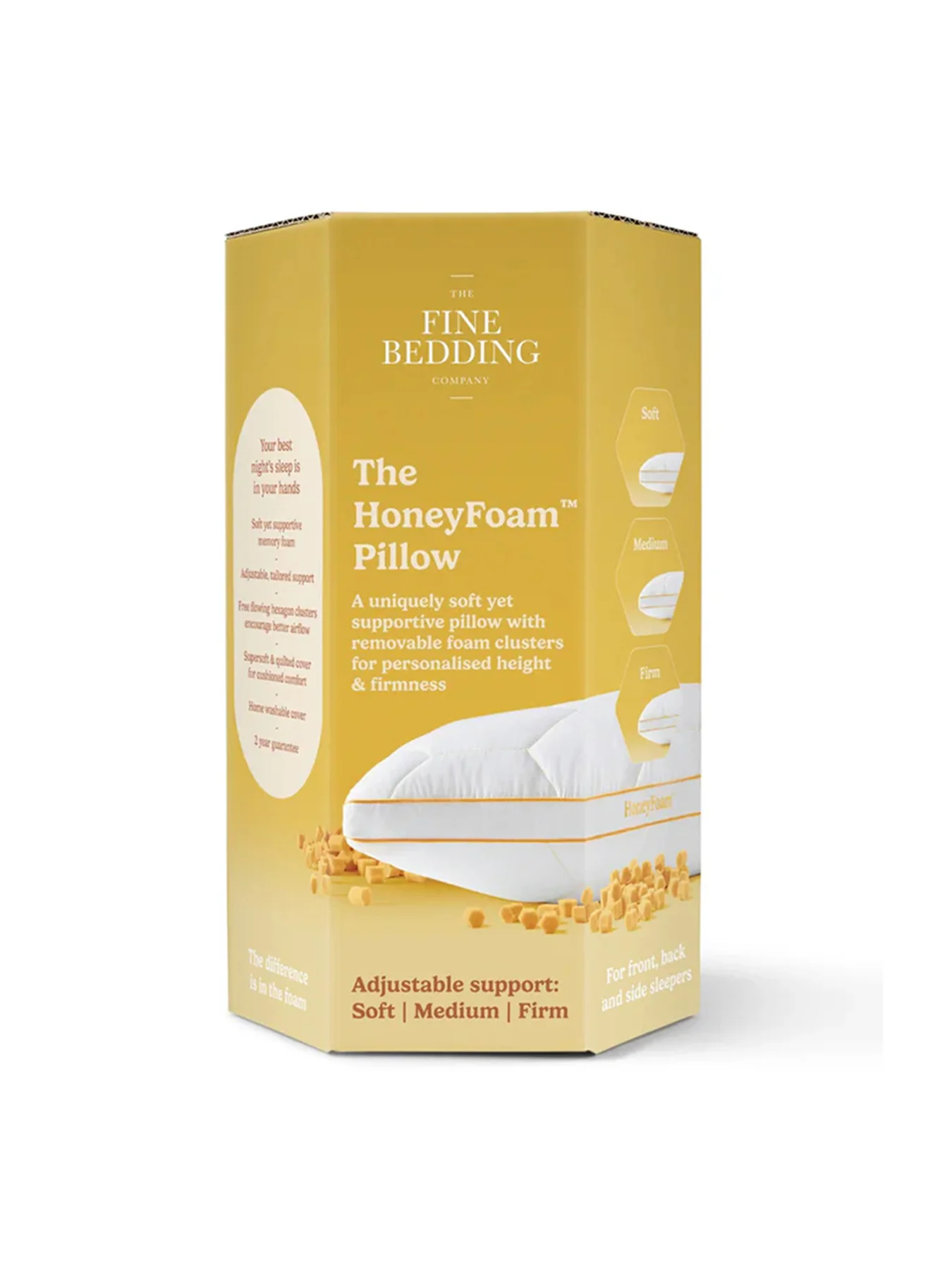 Honeyfoam Adjustable Memory Foam Pillow