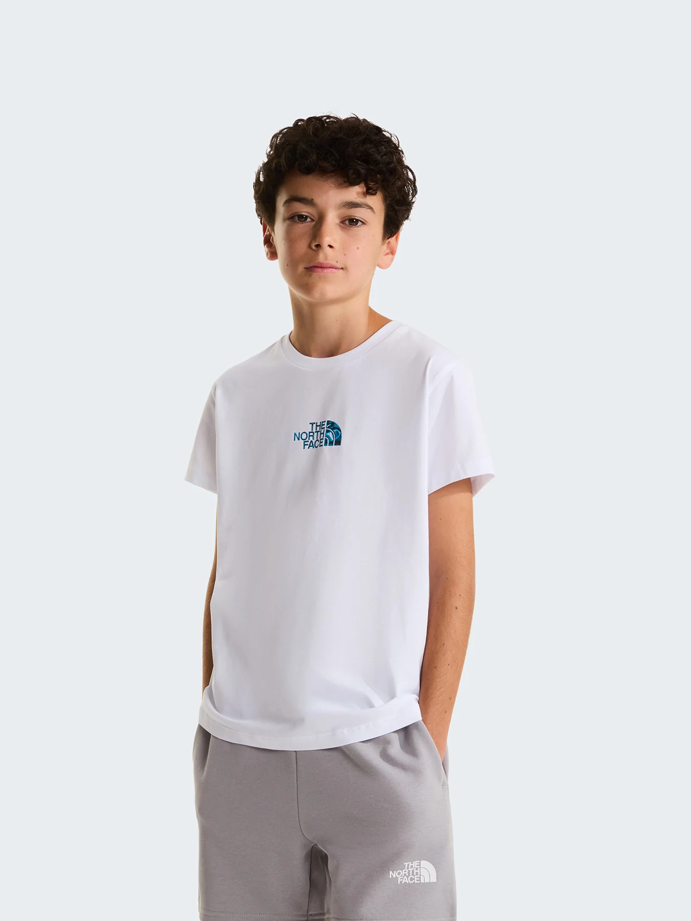 Kids' Liquid Logo T-Shirt White - Image 6