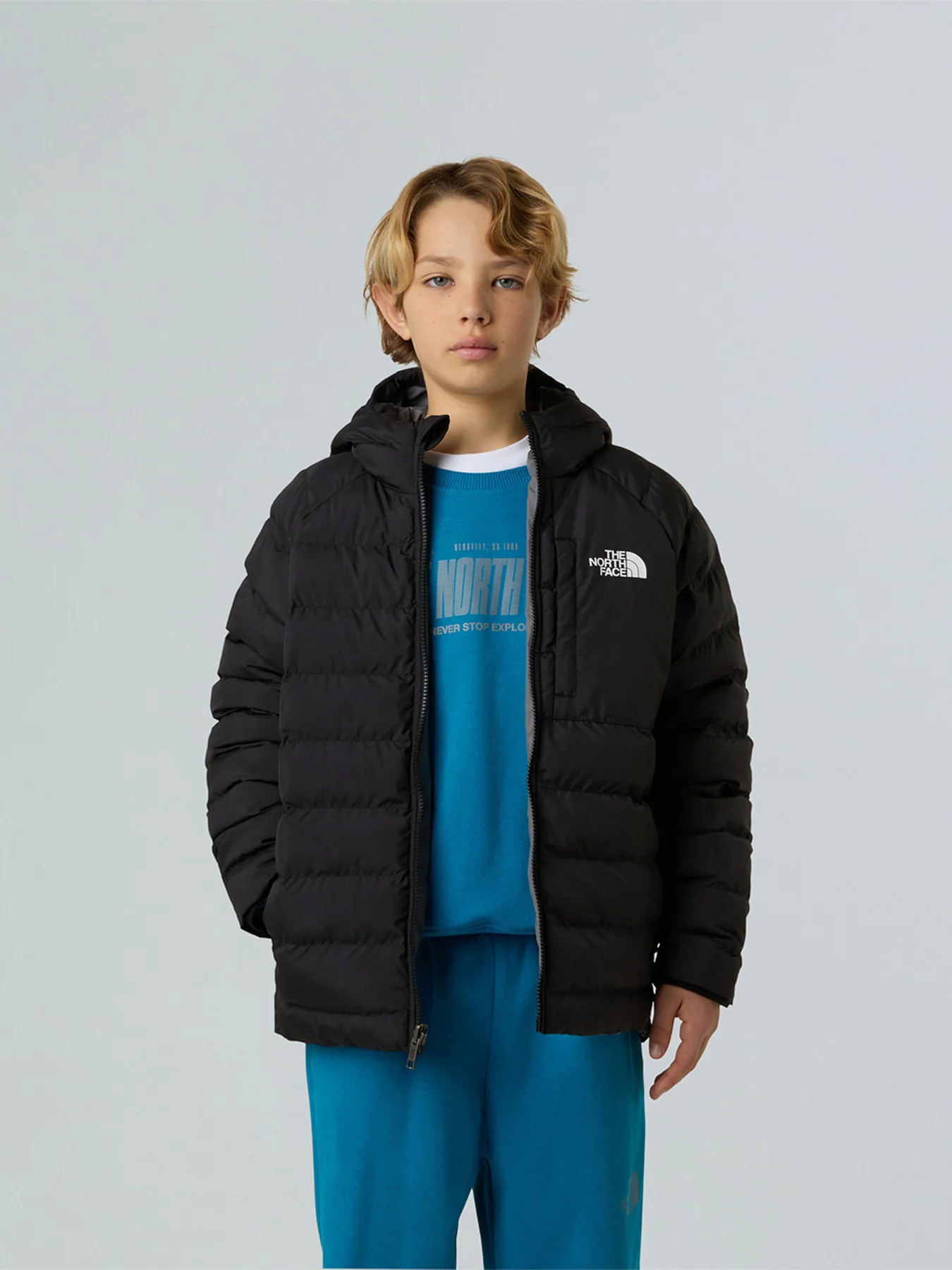 B Reversible Perrito Hooded Jacket Black - Image 9