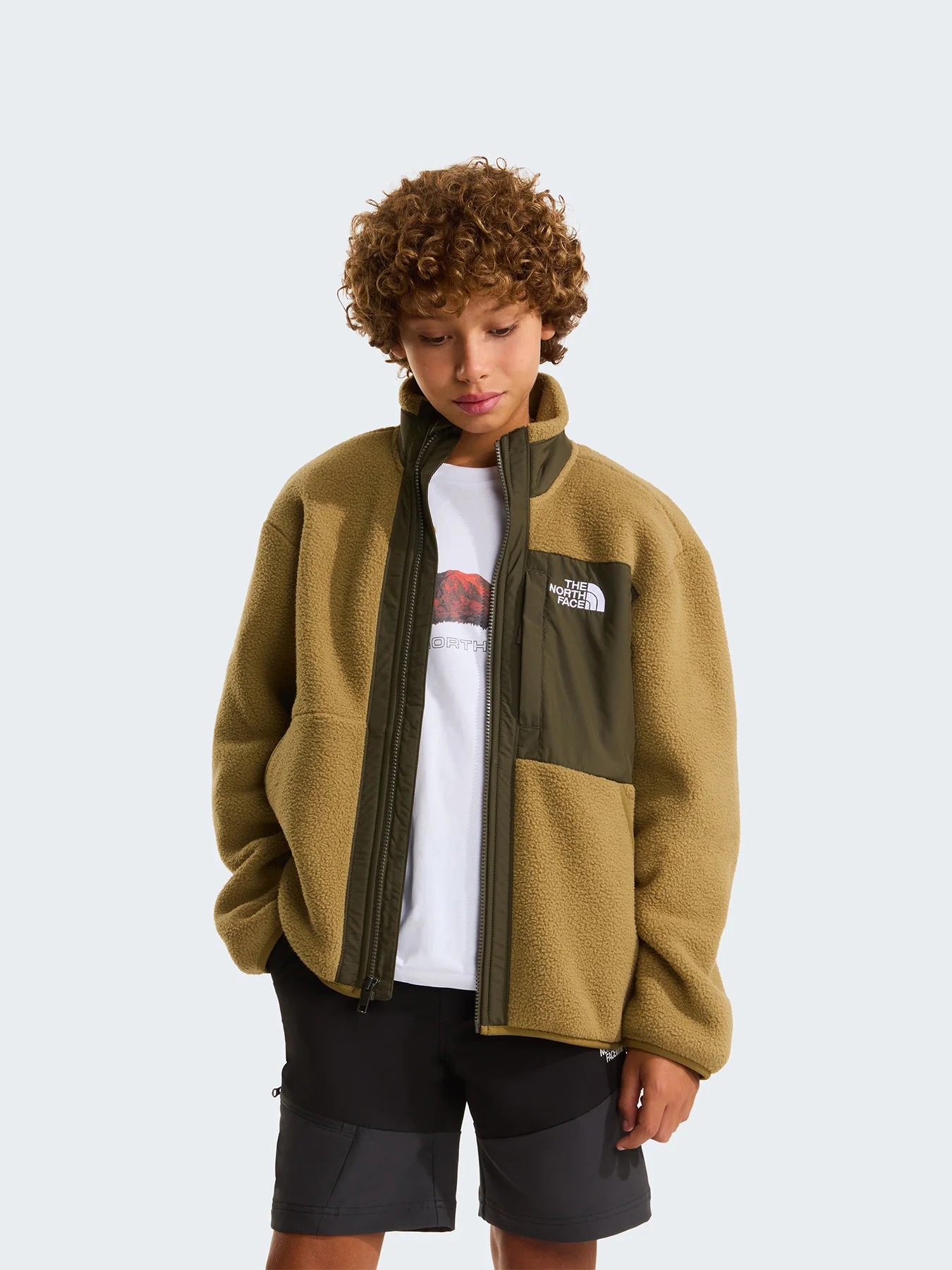 Kids' Yumiori Full Zip Jacket Brown - Image 4