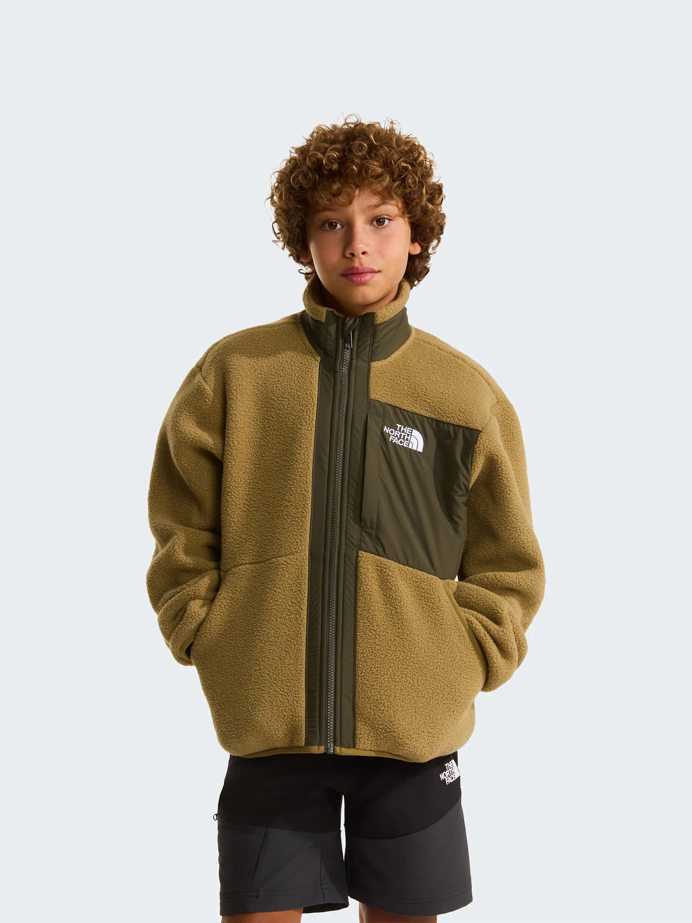 Kids' Yumiori Full Zip Jacket Brown - Image 7