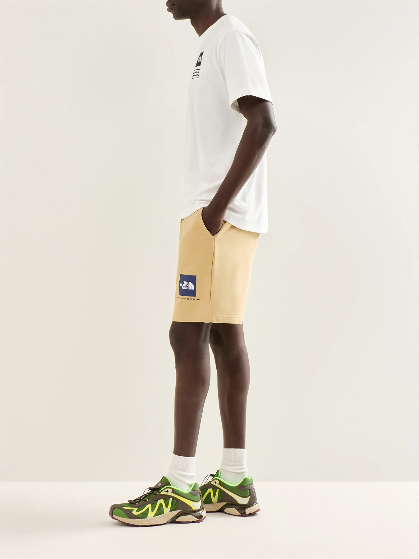 Box Nse Light Regular Shorts Khaki Stone - Image 2