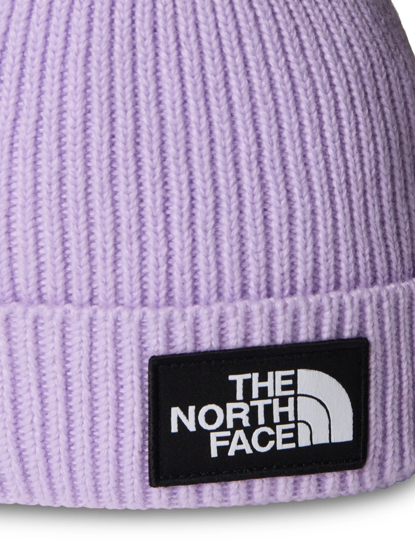 Knitted Beanie Logo Hat Lilac - Image 3