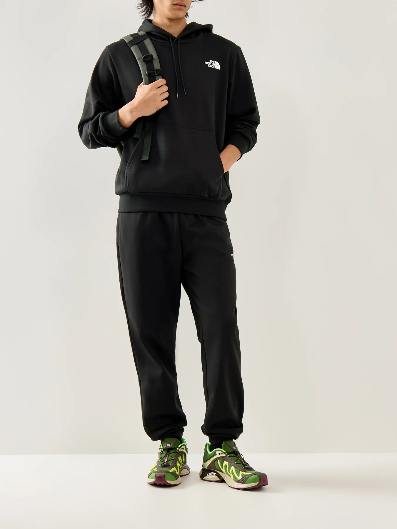 Simple Dome Hoodie Black - Image 2