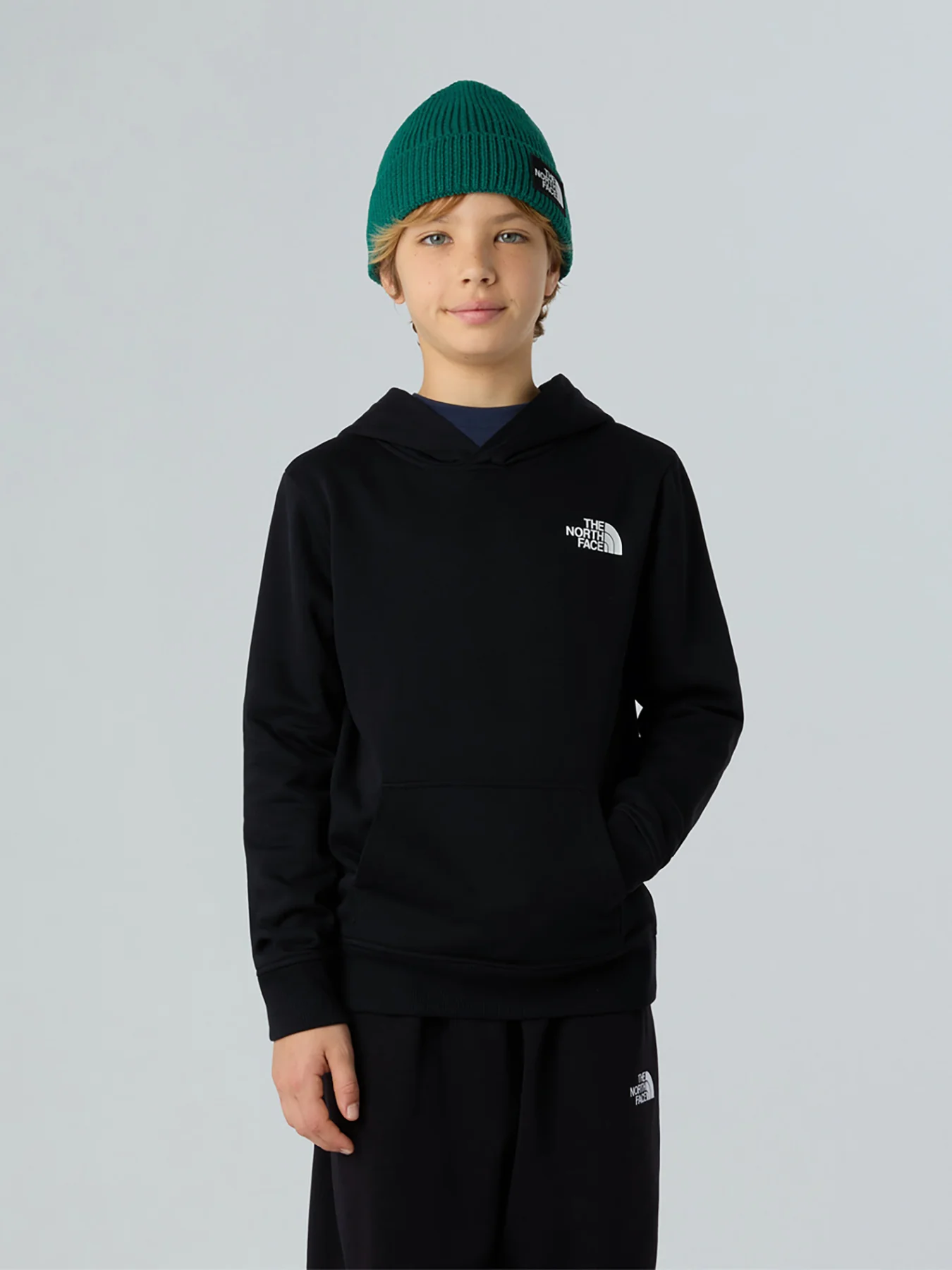 Teen Regular Fit Hoodie Cotton Black - Image 3