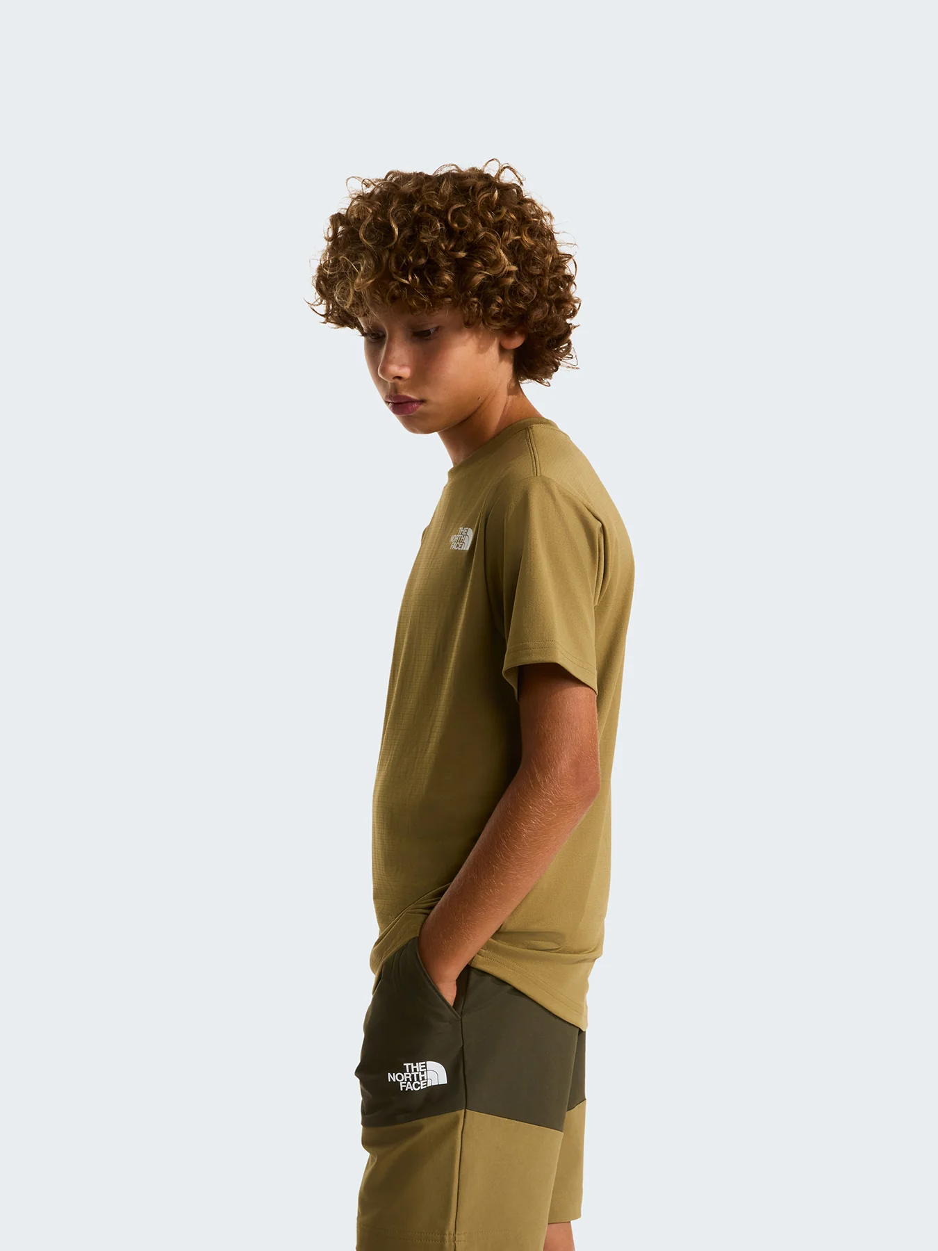 Kids' 24/7 Performance T-Shirt Brown - Image 3
