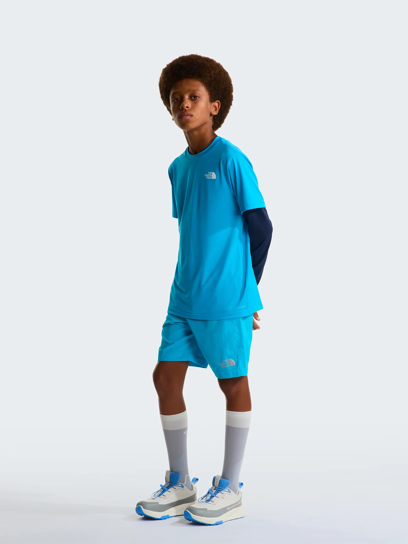 Kids' Short Sleeve Performance T-Shirt Blue - Image 3