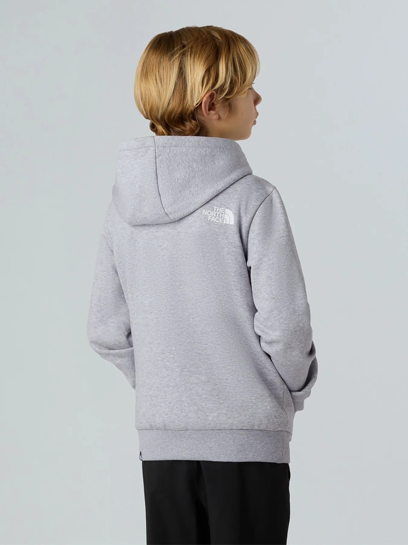 Teen Dome Hoodie Light Grey Heather - Image 4