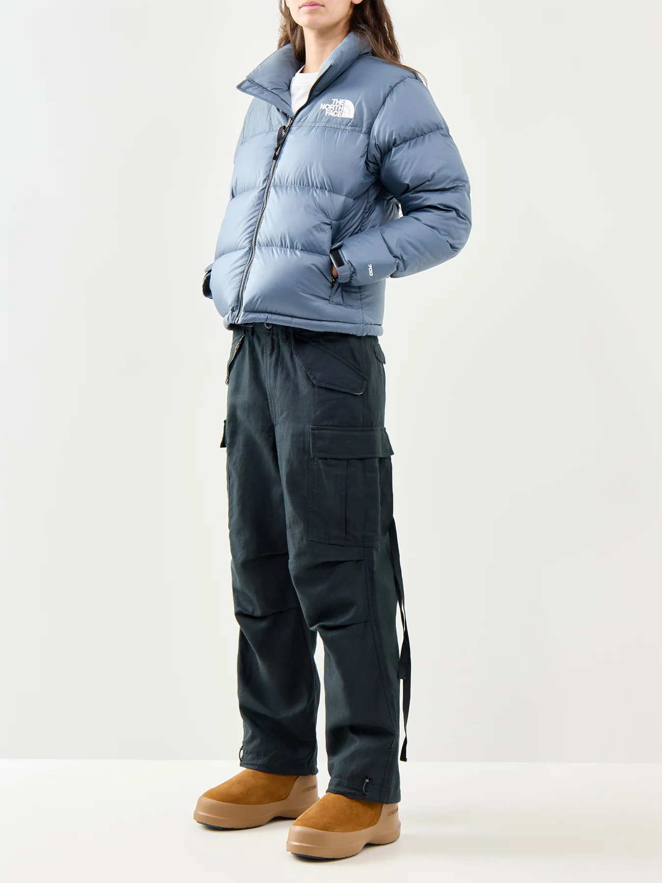 1996 Retro Nuptse Jacket Grey - Image 2