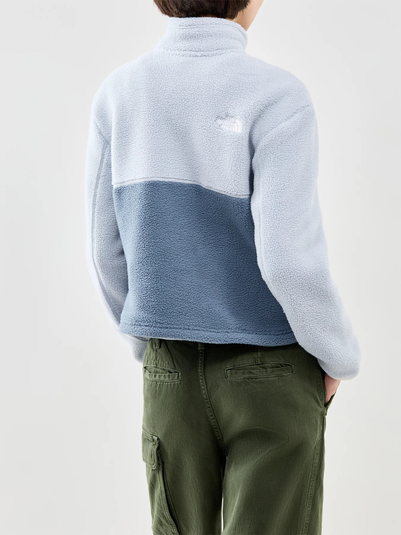 W Yumiori 1/4 Zip Granite Grey/Frost Grey - Image 5