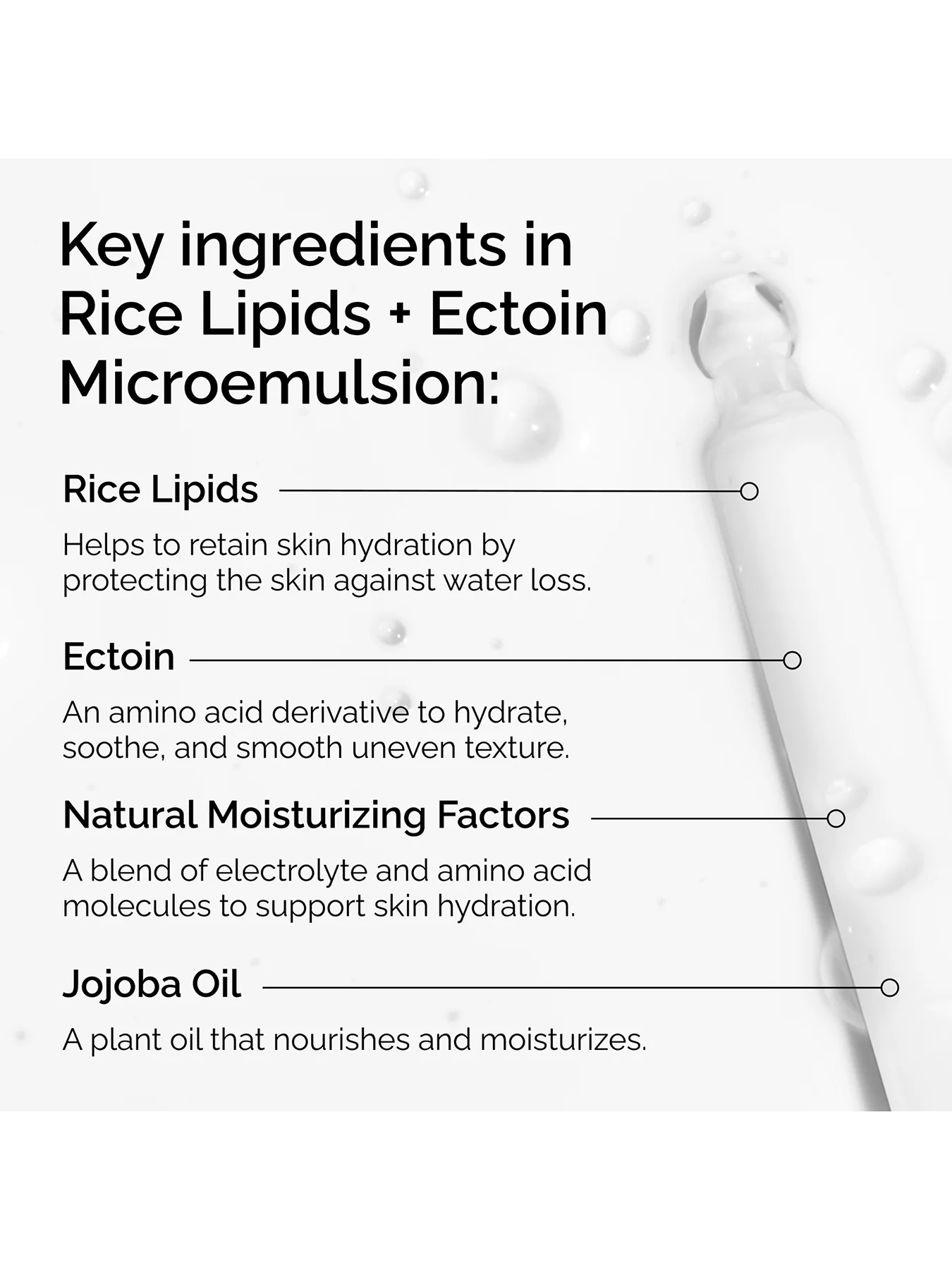 Rice Lipids + Ectoin Microemulsion Ultra-Light Moisturizer 60ml - Image 5
