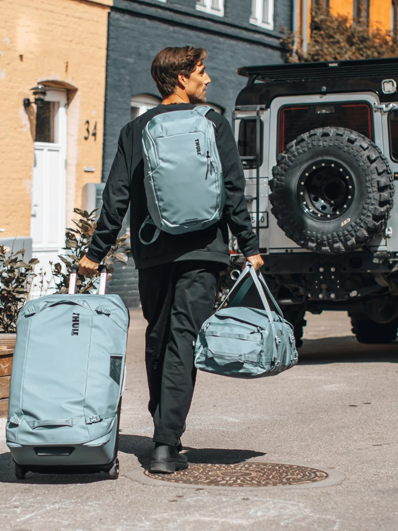 Chasm Recycled Duffel 130L Pond Gray - Image 2