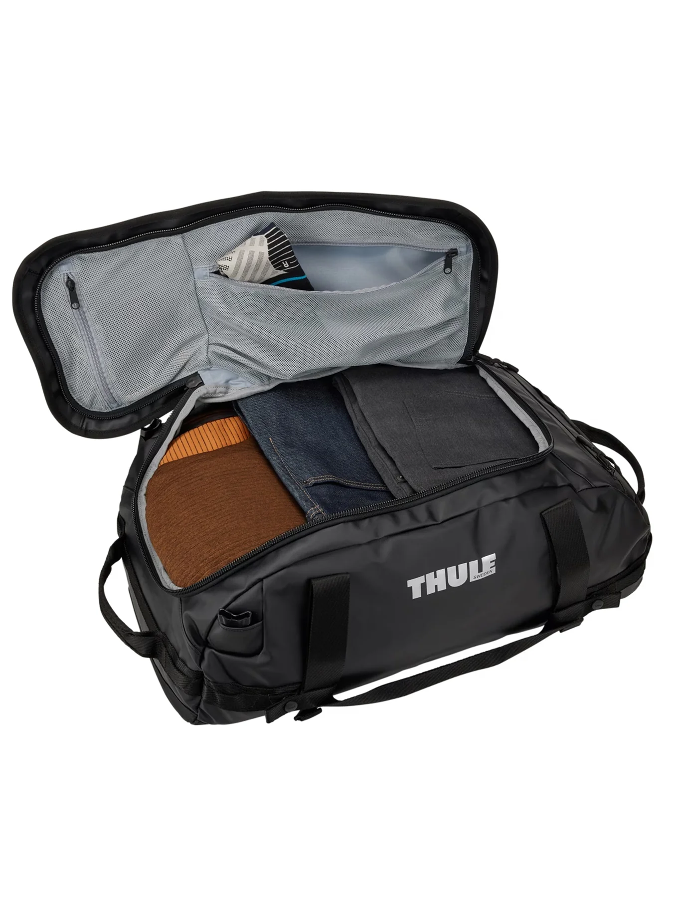 Chasm Recycled Duffel 40L Black - Image 3