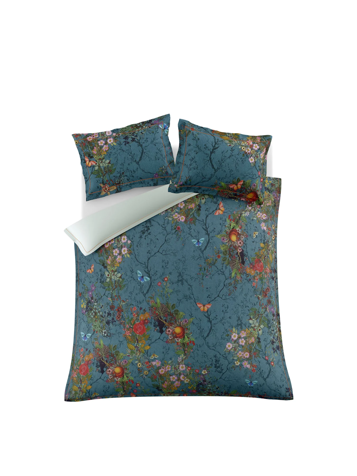 Bloomsbury Garden Duvet Cover Set Blue - Image 3