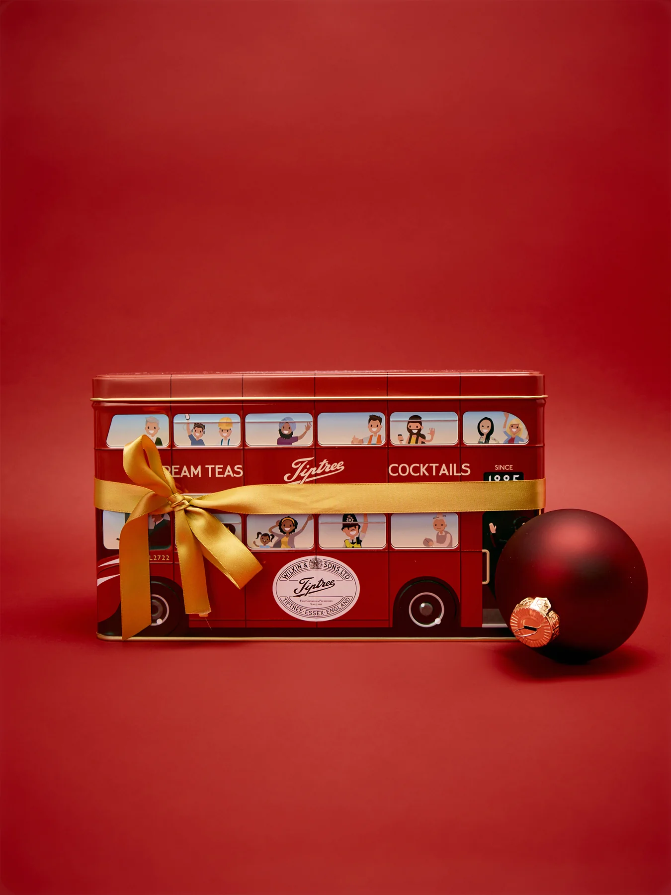 Tiptree Jam, Tea & Biscuits Bus Tin - Image 2