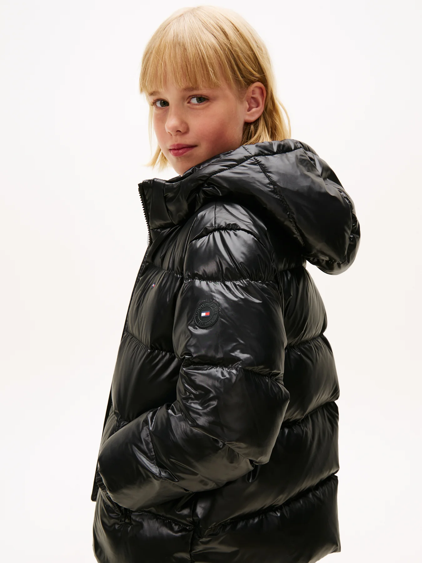 Kids’ Essential Shiny Down Jacket - Image 5